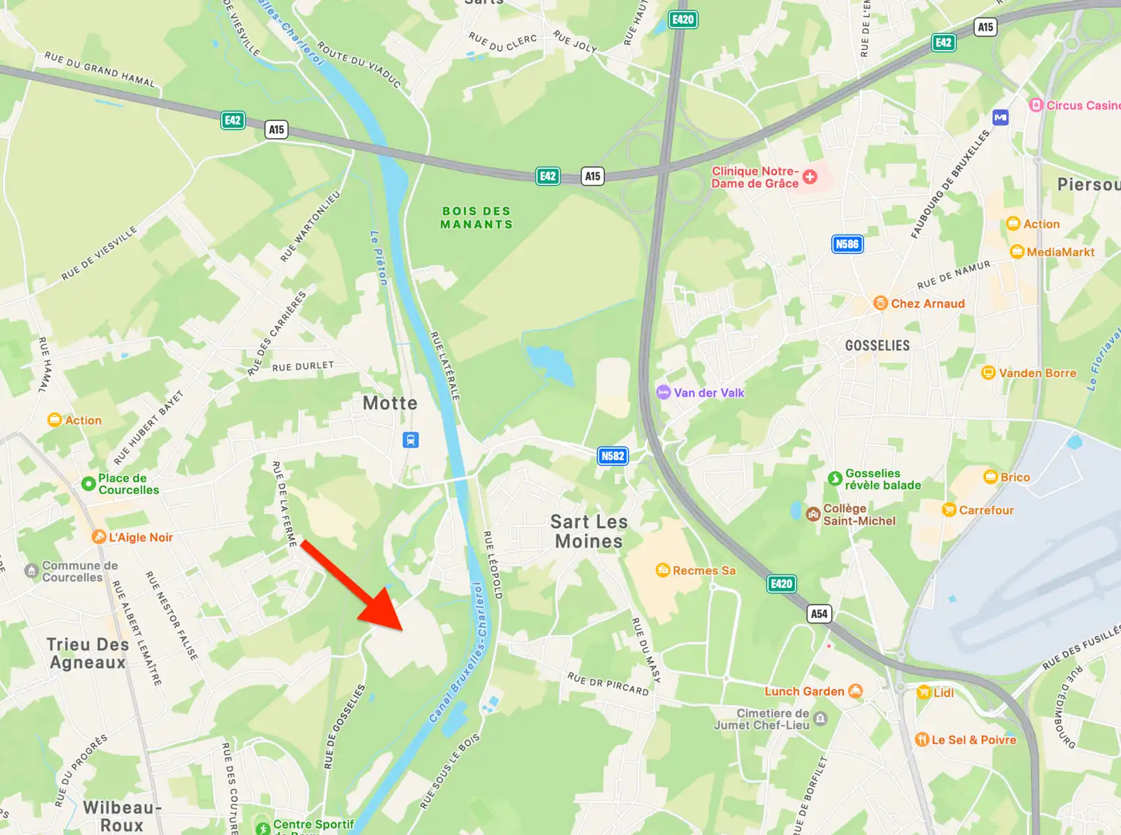 Opslagplaats te huur te ROUX foto 4