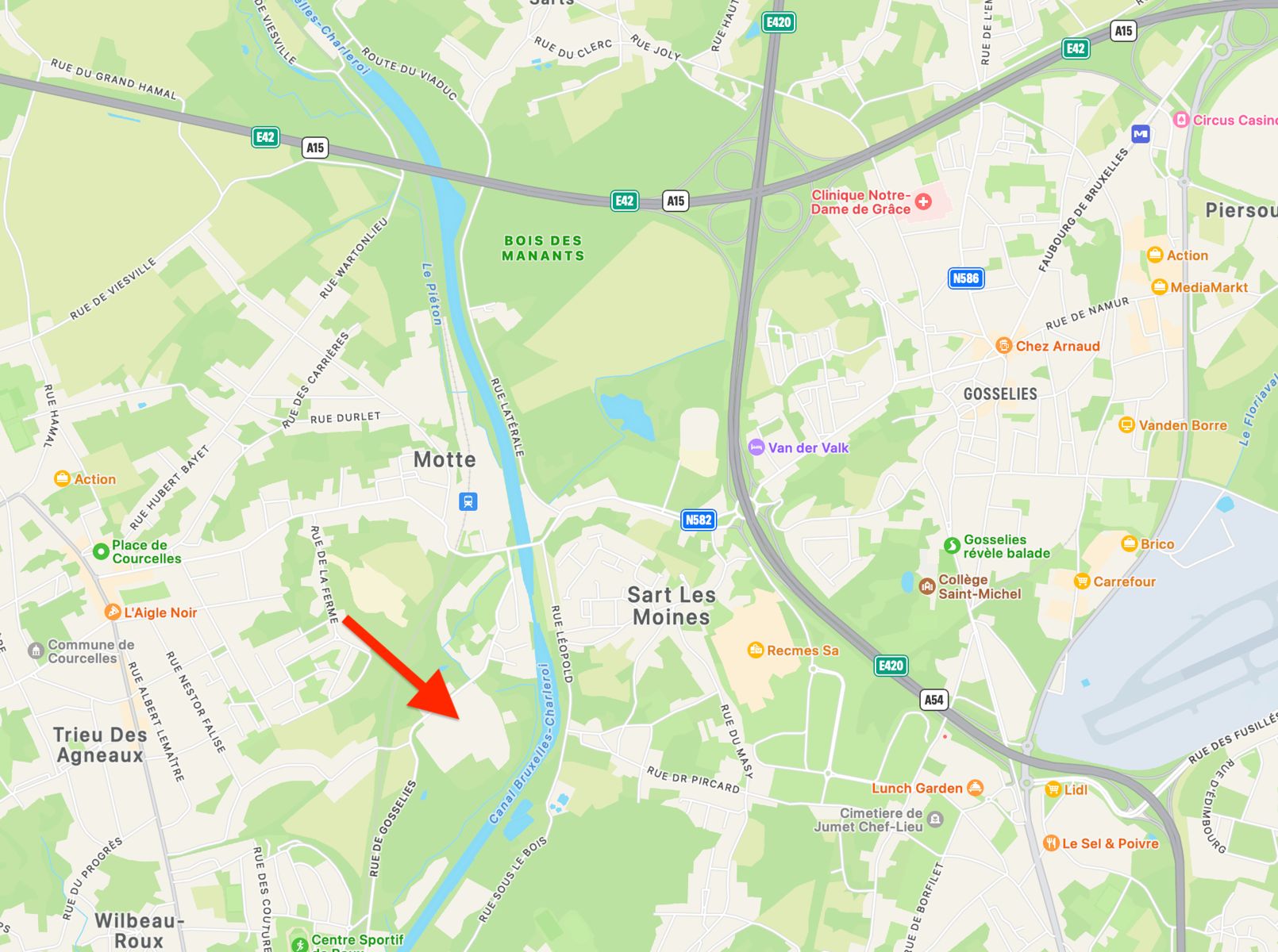 Opslagplaats te huur te ROUX foto 4