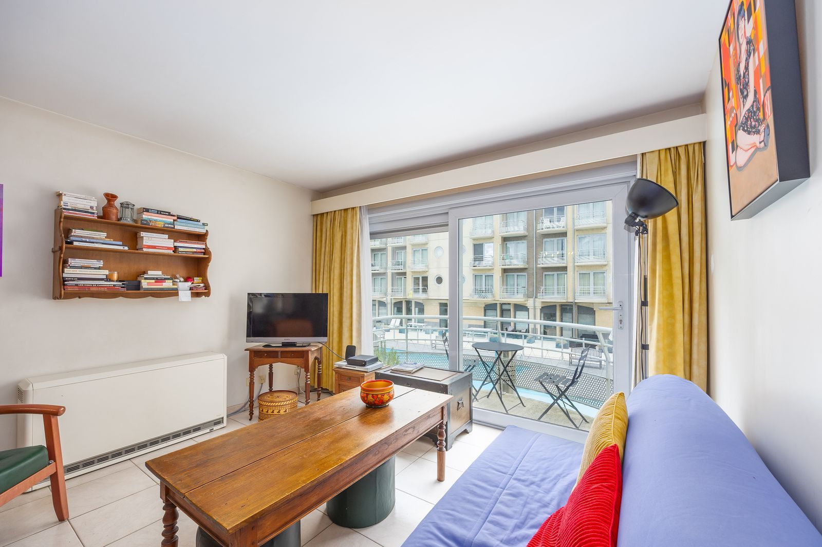 Duplex met 3 slpk en 3 terrassen pal aan zee, met zwembad in residentie ! foto 2