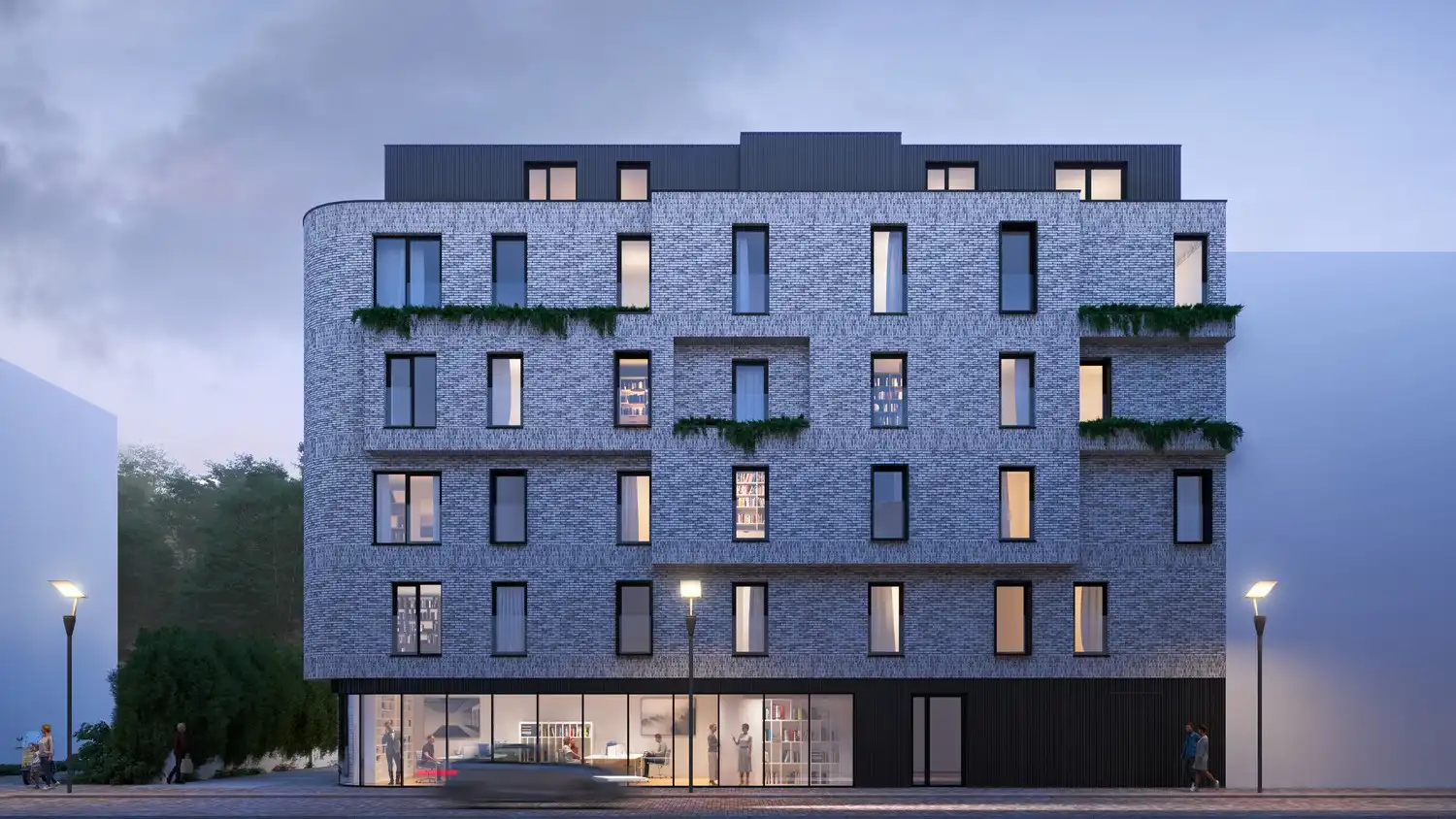 Nieuwbouw appartement centrum Genk met autostaanplaats! foto 11