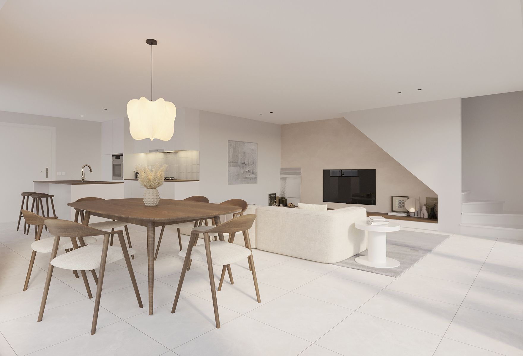 Ruime, energiezuinige halfopen nieuwbouwwoning te Eernegem. foto 2