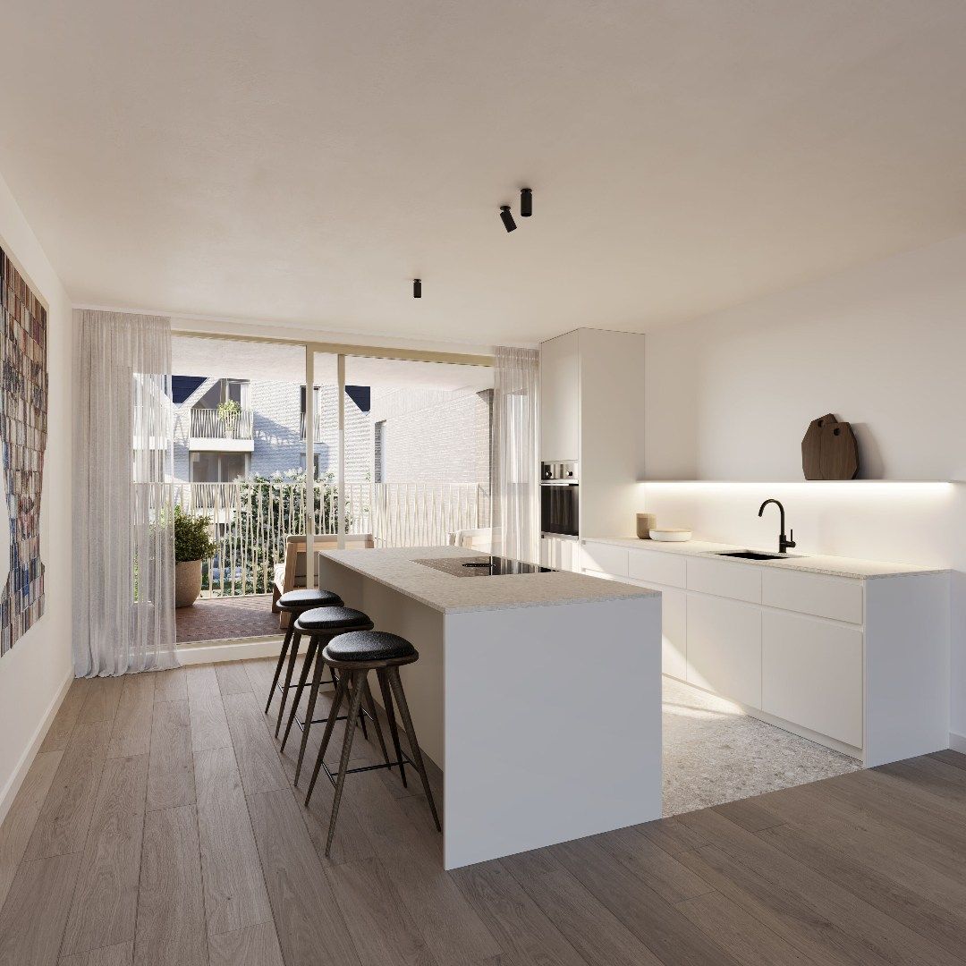 Nieuwbouwappartementen langsheen het water te Kristus-Koning (Brugge) foto 13