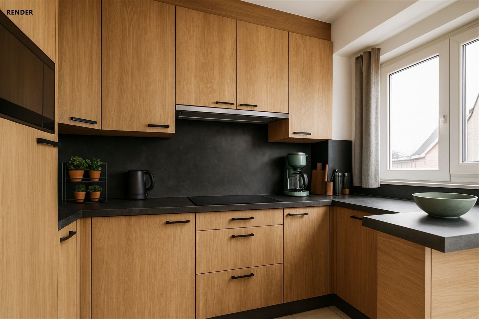 1 slpk app met zonnig terras in centrum! foto 6