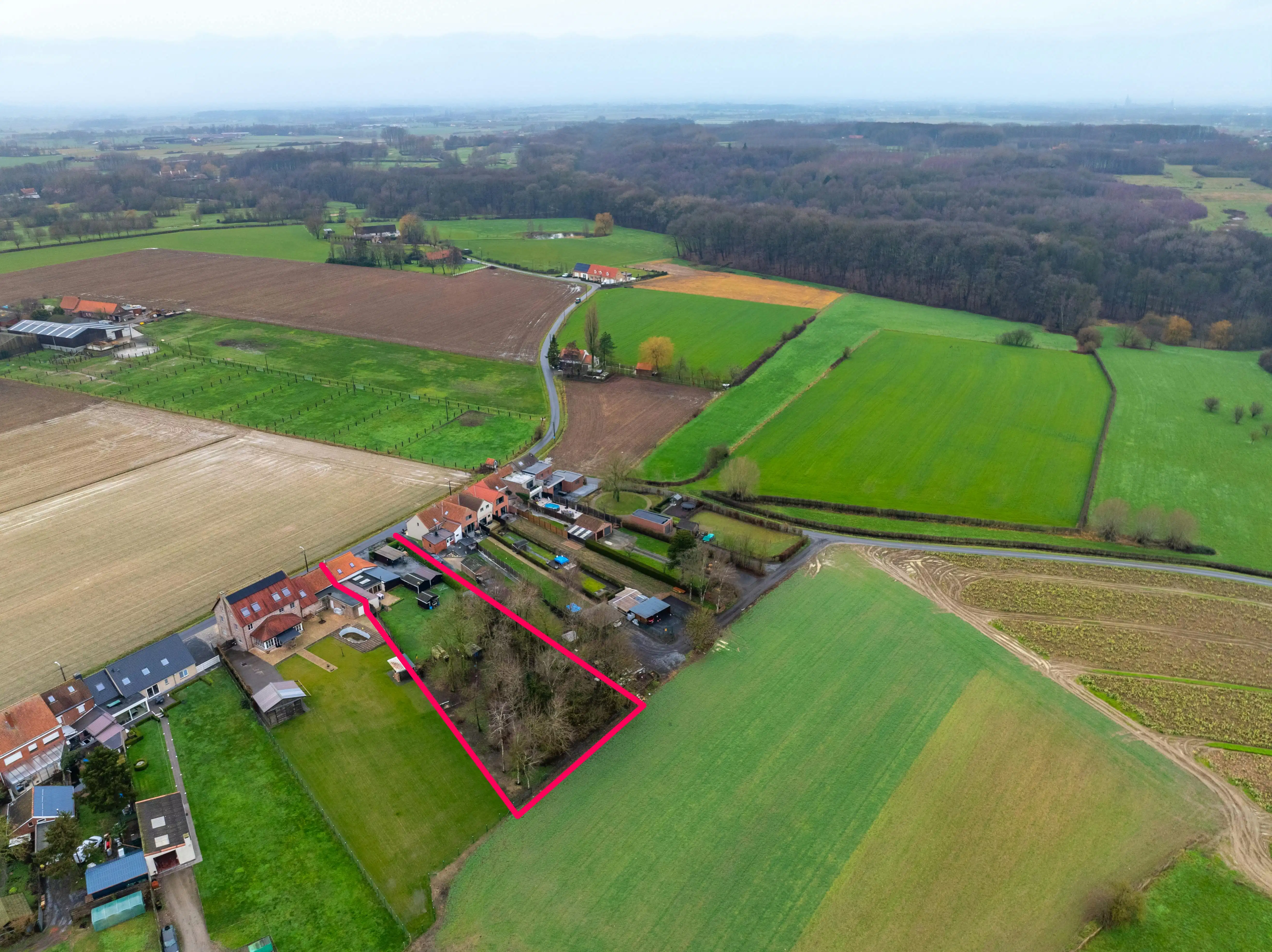 Instapklare halfopen bebouwing op 2.200m² in Hollebeke foto 4