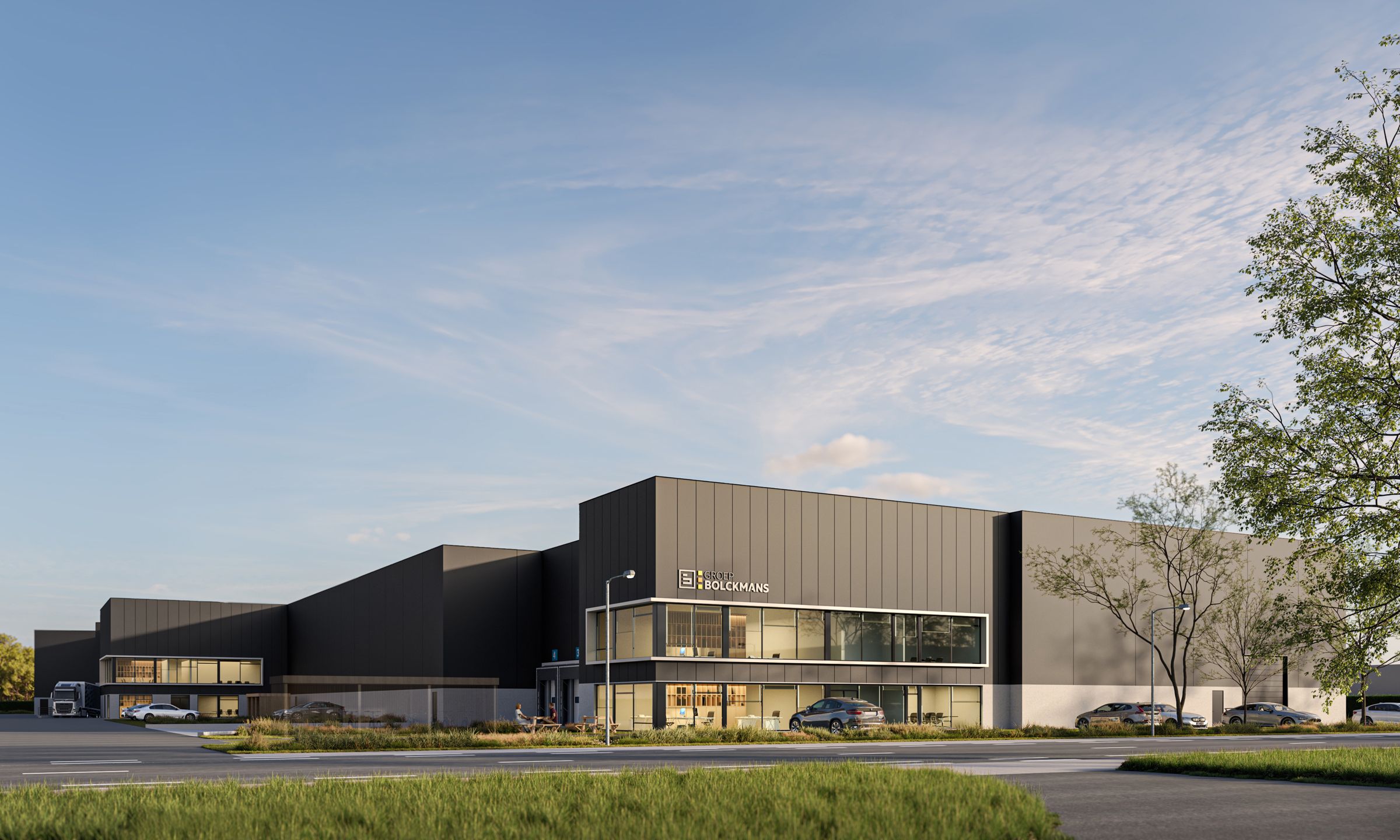 Nieuwbouw opslagplaats te Herenals foto {{pictureIndex}}