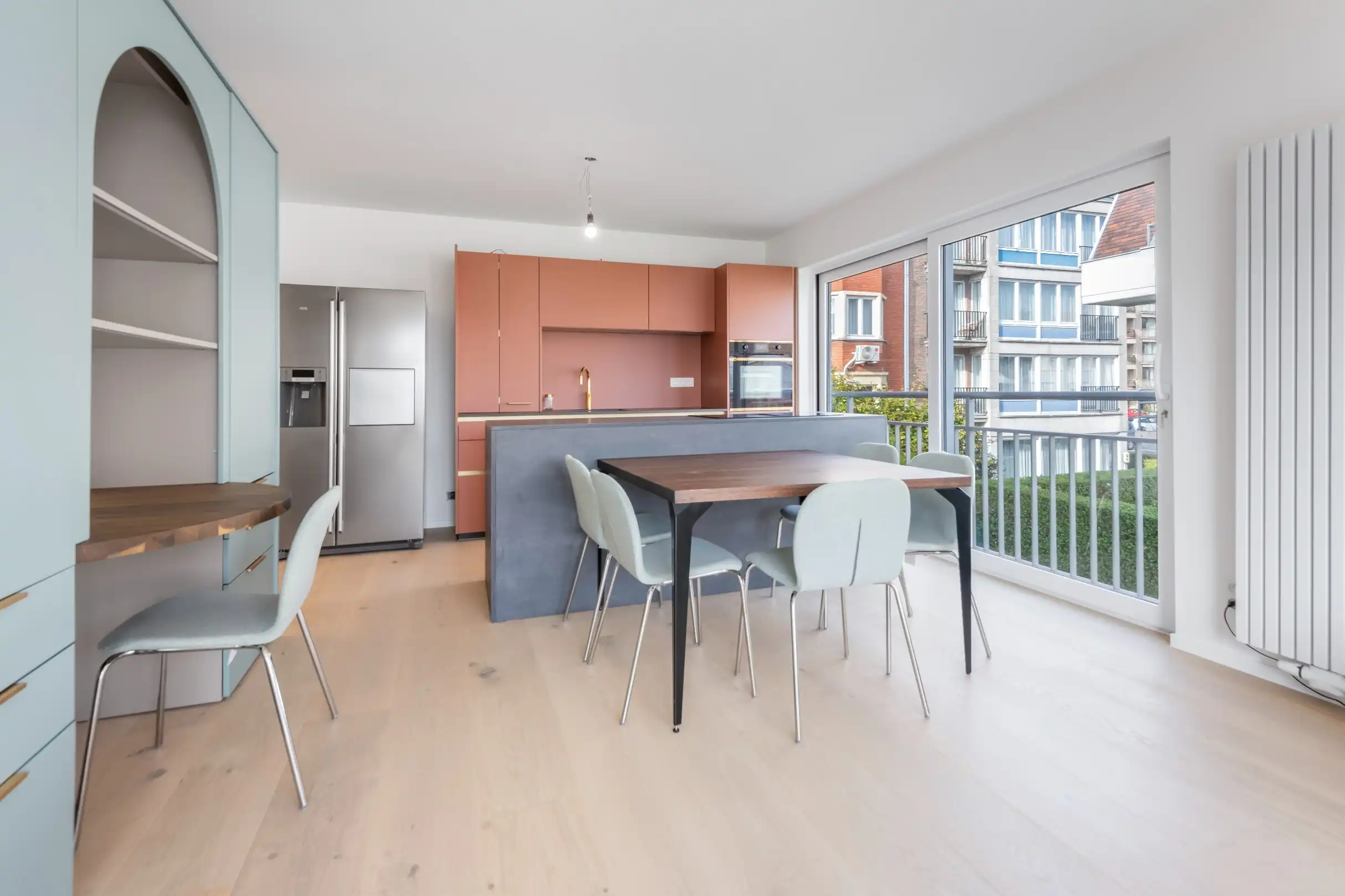 Zuidgericht hoekappartement in een villa residentie met open zicht gelegen op 100 meter van de Zeedijk foto 7