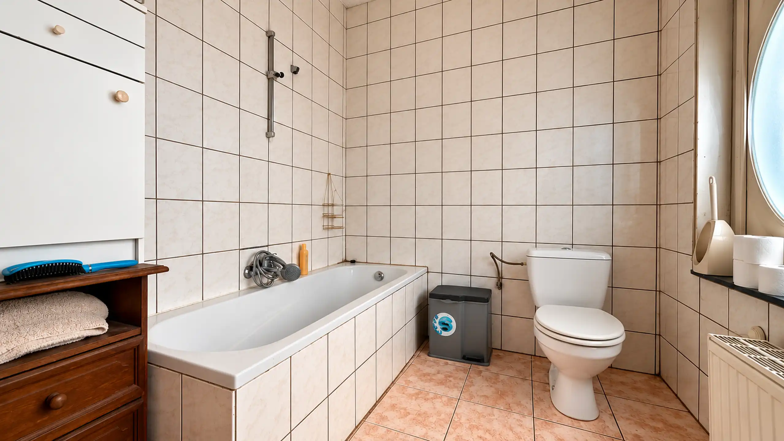 Instapklare halfopen bebouwing met zonnige tuin en garagebox foto 17
