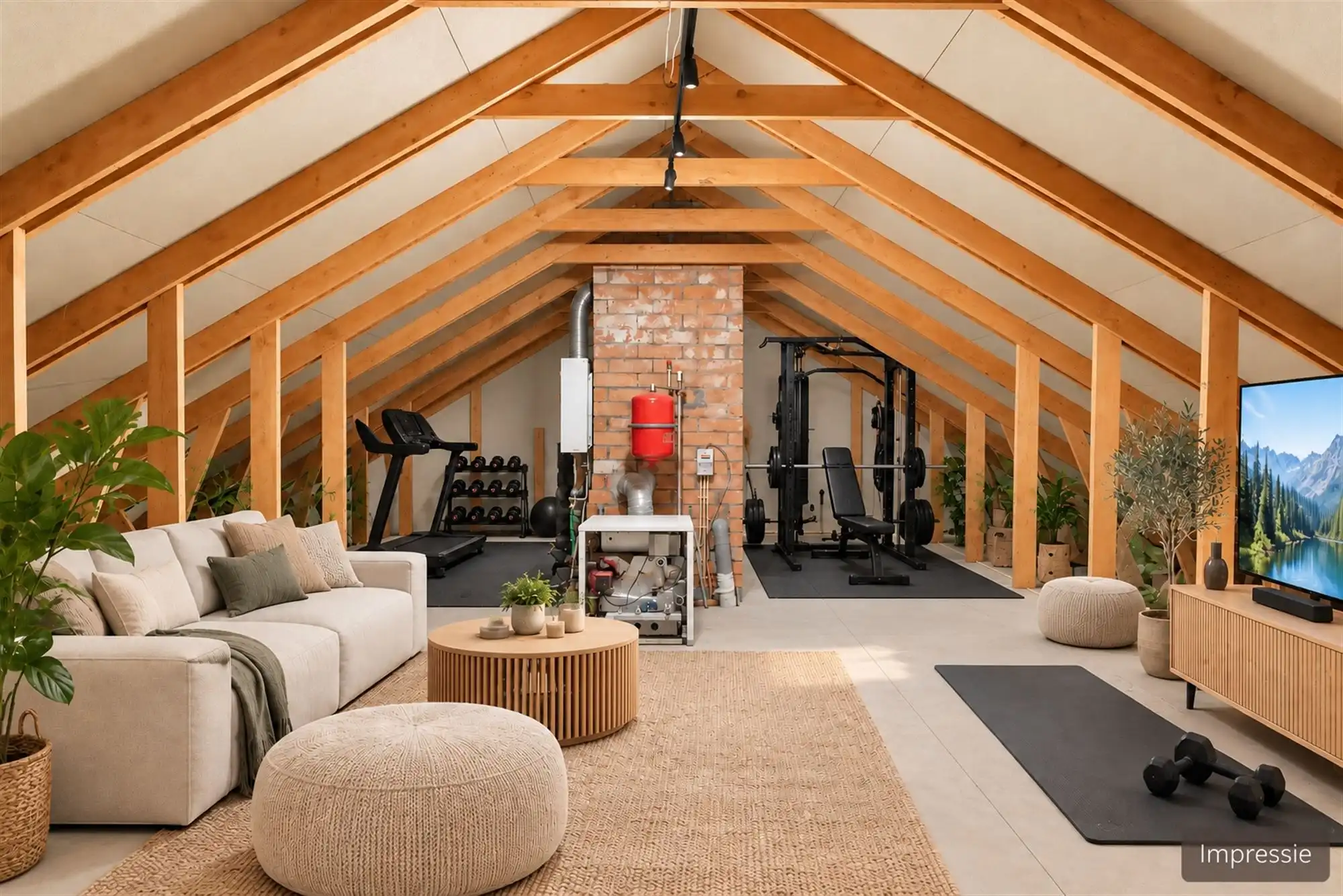 Ruime gelijkvloerse villa met garage en grote tuin foto 31