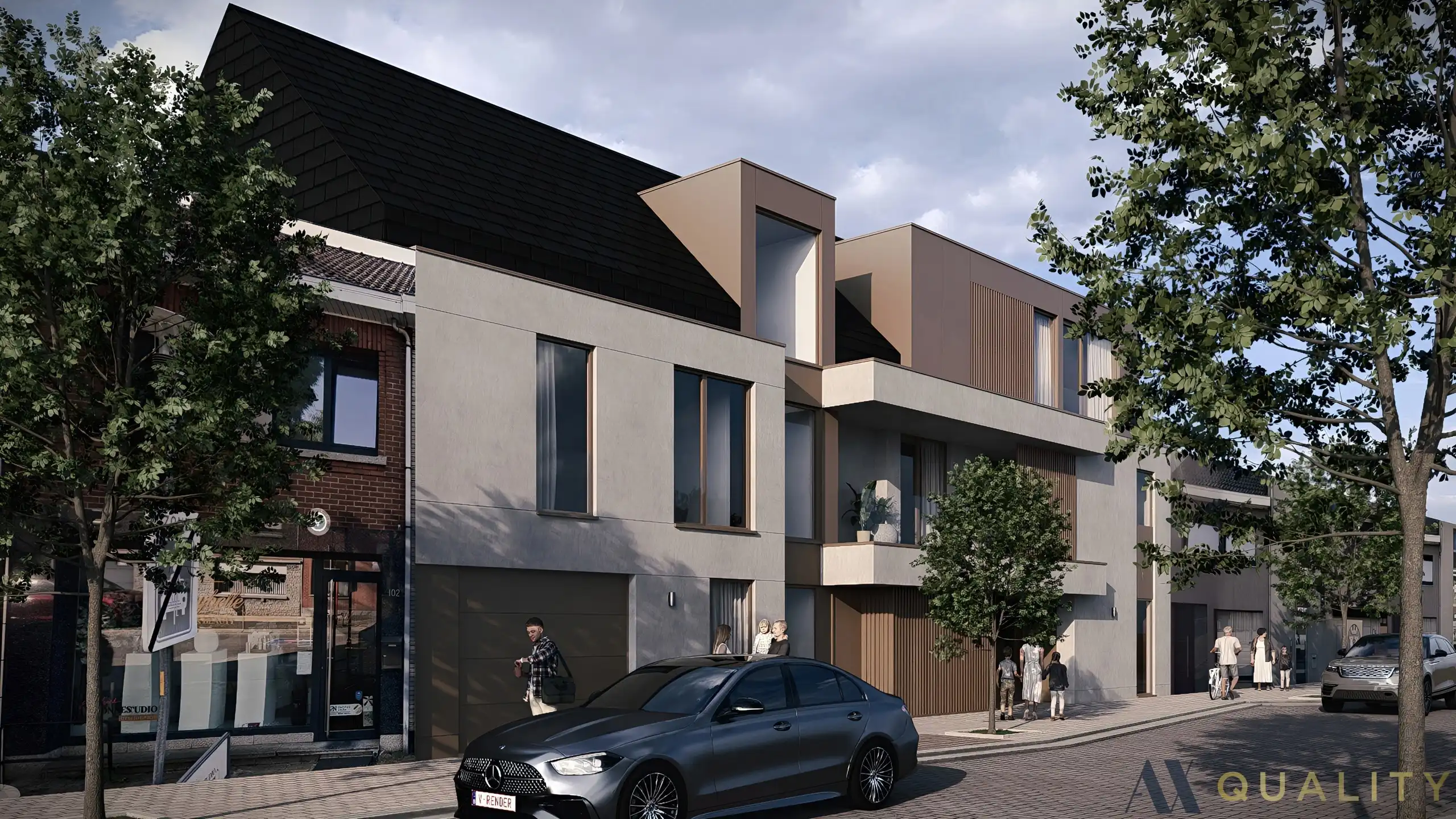 Nieuwbouwproject Bornem centrum foto 2