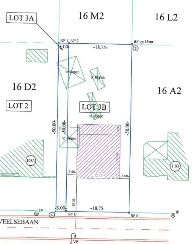 Bouwgrond OB 938 m²+ optioneel tuinlot 1087 m² foto 3