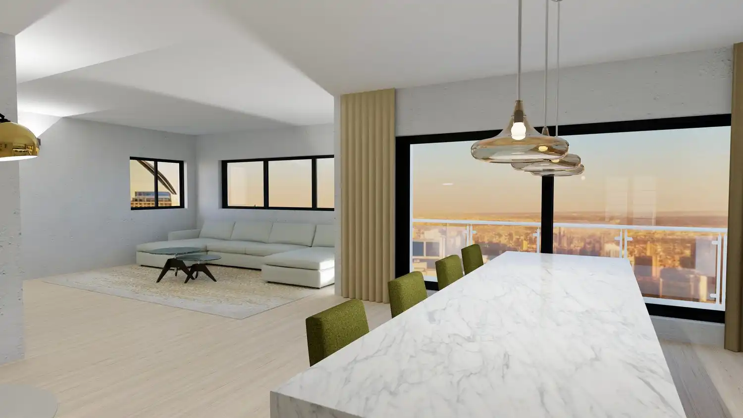 Compleet gerenoveerd appartement van 206 m² met 3 slaapkamers en 2 badkamers, gelegen aan de stadsrand van Hasselt foto 4