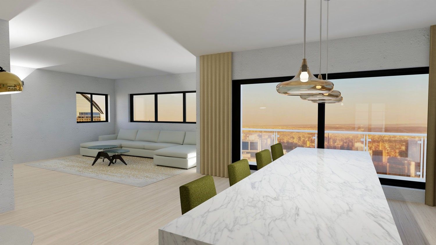 Compleet gerenoveerd appartement van 206 m² met 3 slaapkamers en 2 badkamers, gelegen aan de stadsrand van Hasselt foto 4