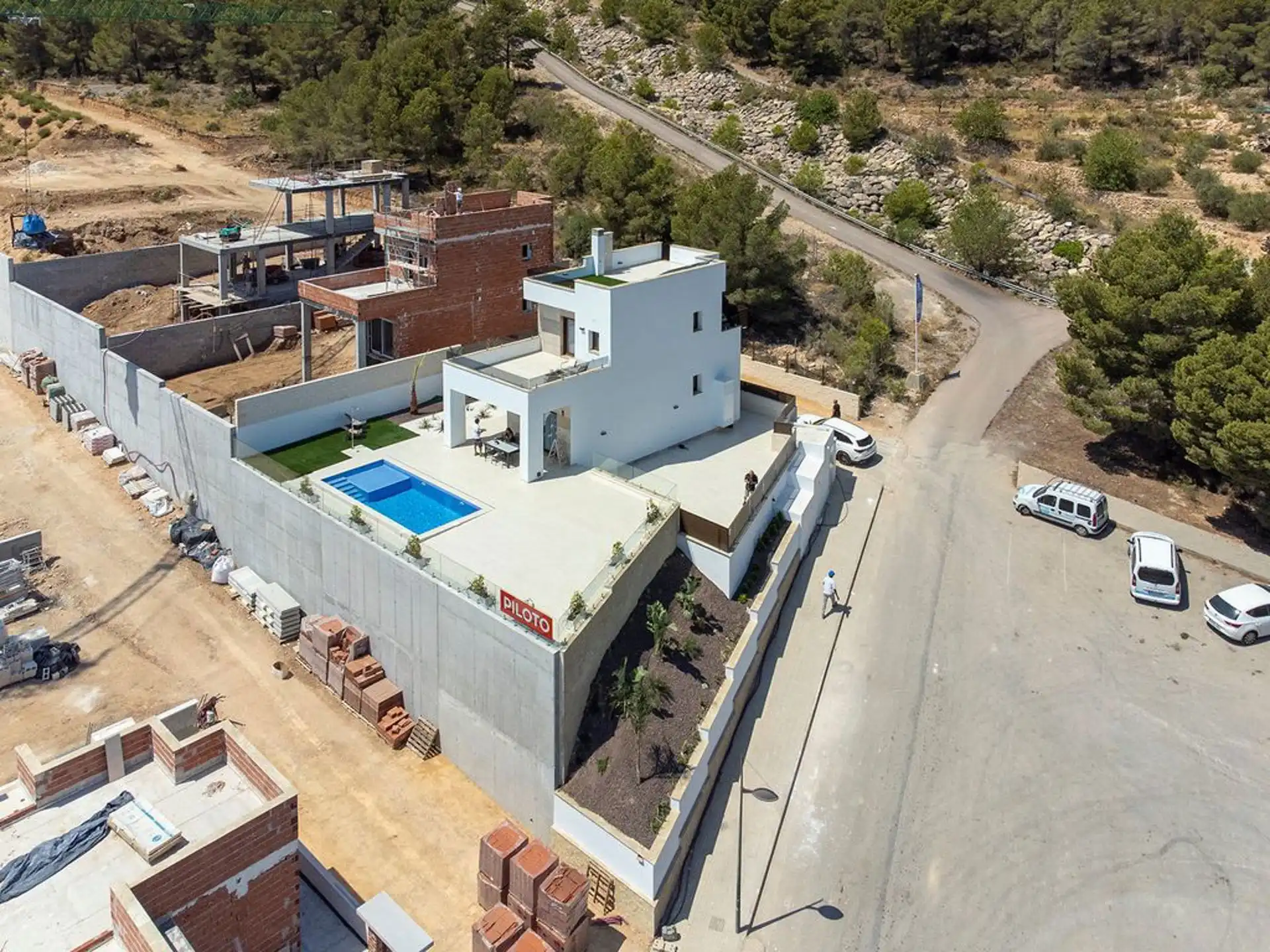 Spanje-Villa rustgevende locatie zeezicht-bergflank. foto 9