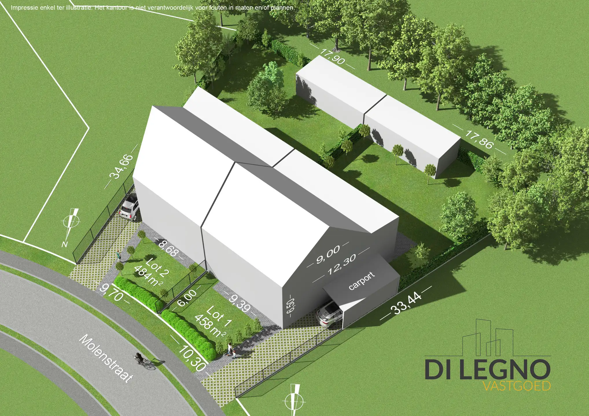 Bouwgrond (458m²) voor HO bebouwing nabij centrum Vosselaar! foto {{pictureIndex}}