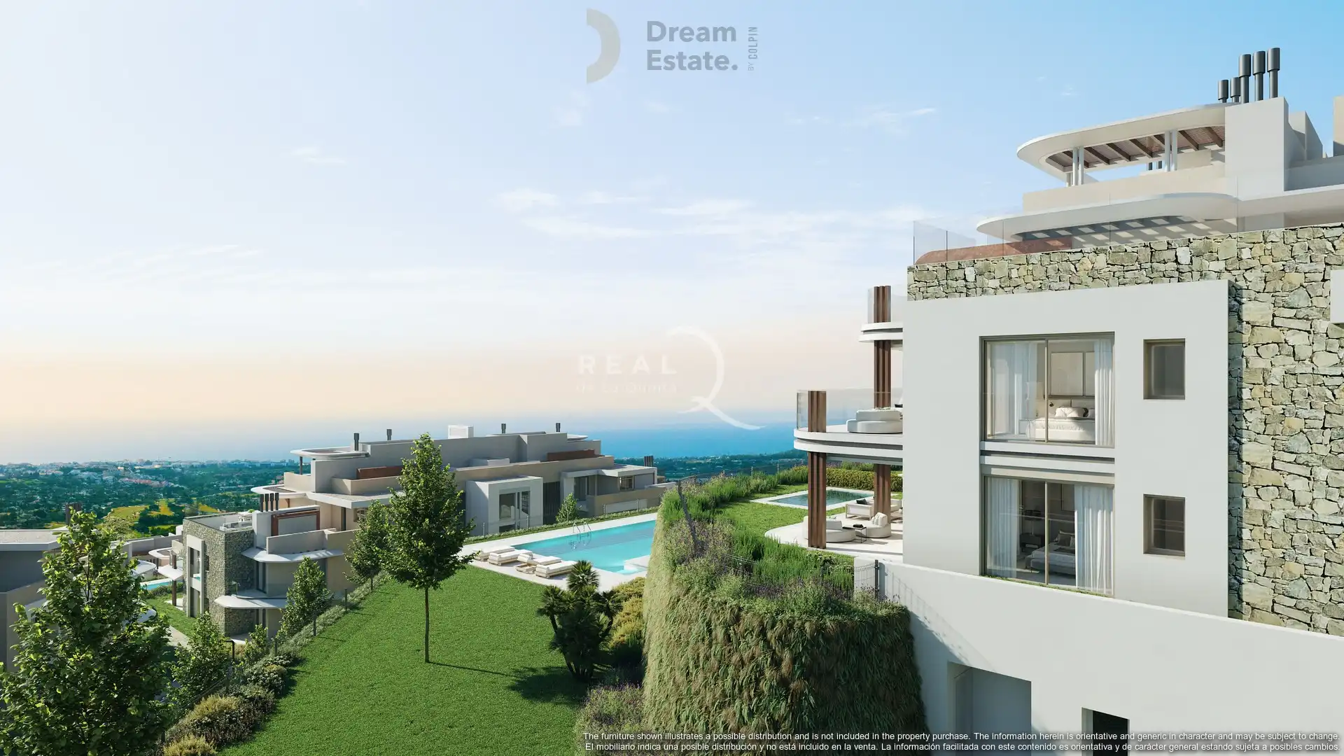 Geweldig appartement met schitterend zicht in Real de la Quinta. foto {{pictureIndex}}