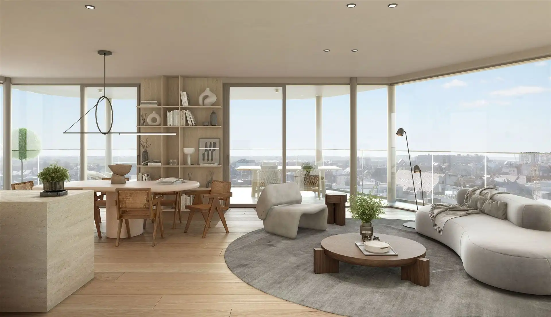 LUXUEUS / HOEKAPPARTEMENT  foto {{pictureIndex}}