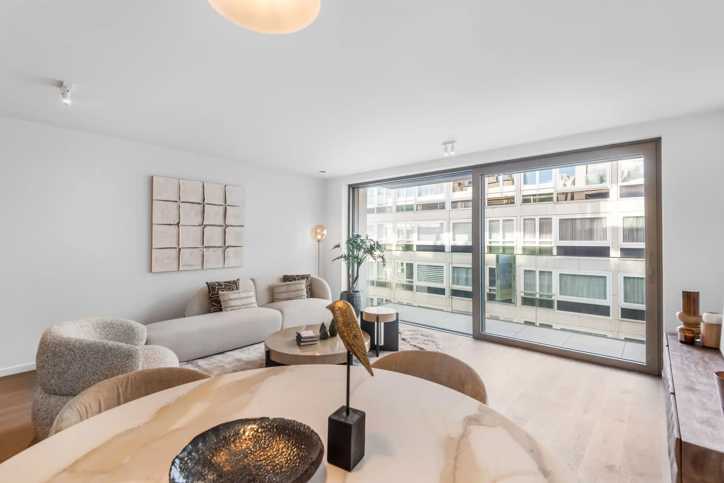 Zuidgericht nieuwbouw appartement gelegen op de Kustlaan vlakbij het Driehoeksplein foto 2