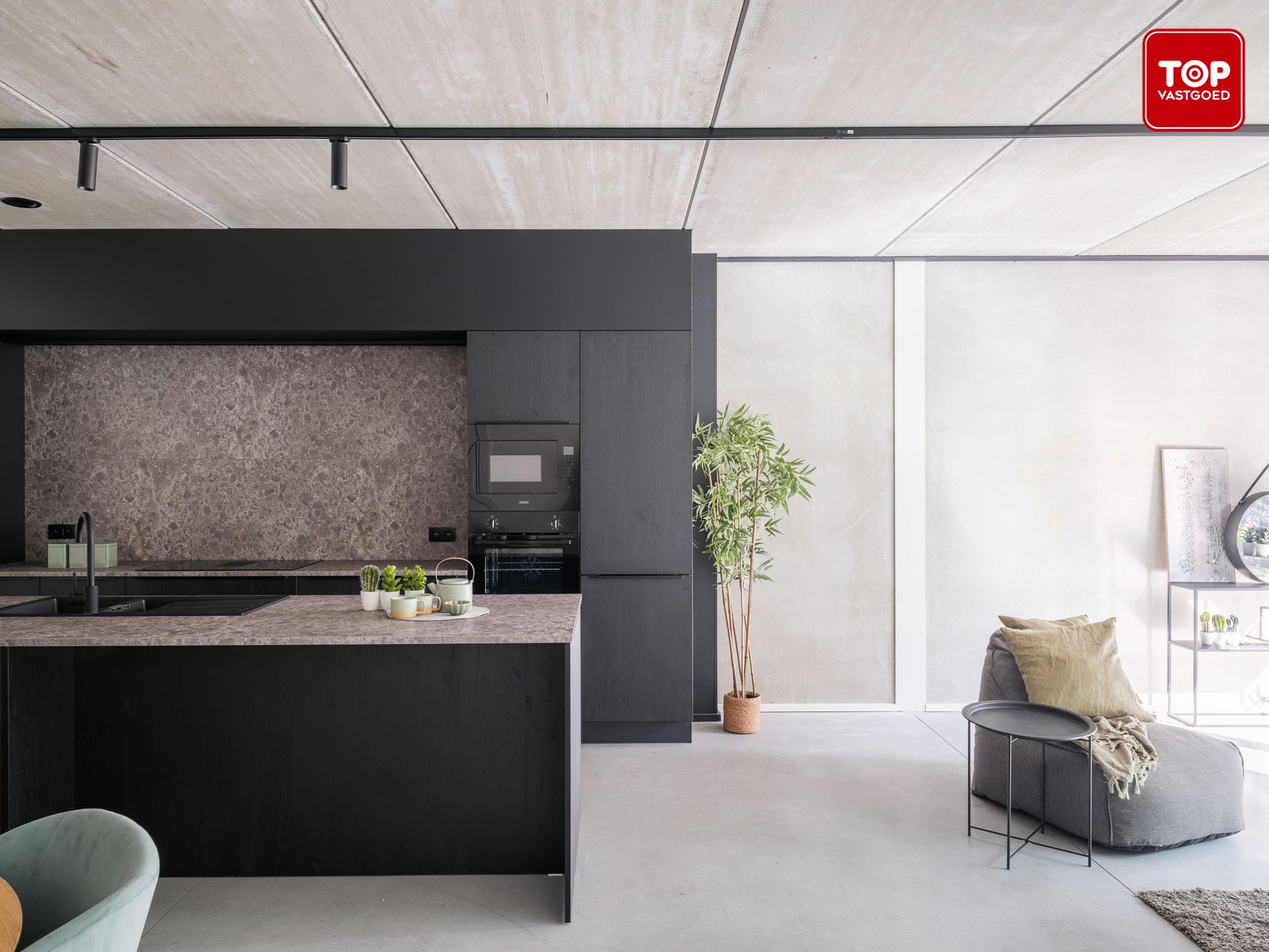 Energiezuinige (A+) designwoning met 3 slaapkamers, zonnige tuin en luxueuze betonafwerking in Vlierzele foto 12