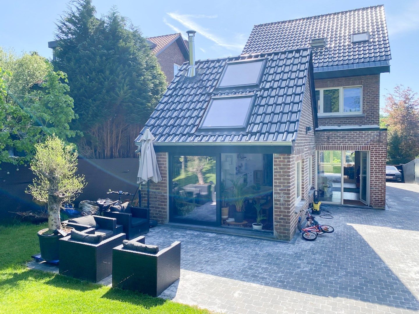 4 gevel VILLA met 3 slaapkamers + bureau, ruime tuin – 1652 ALSEMBERG (BEERSEL) foto 27