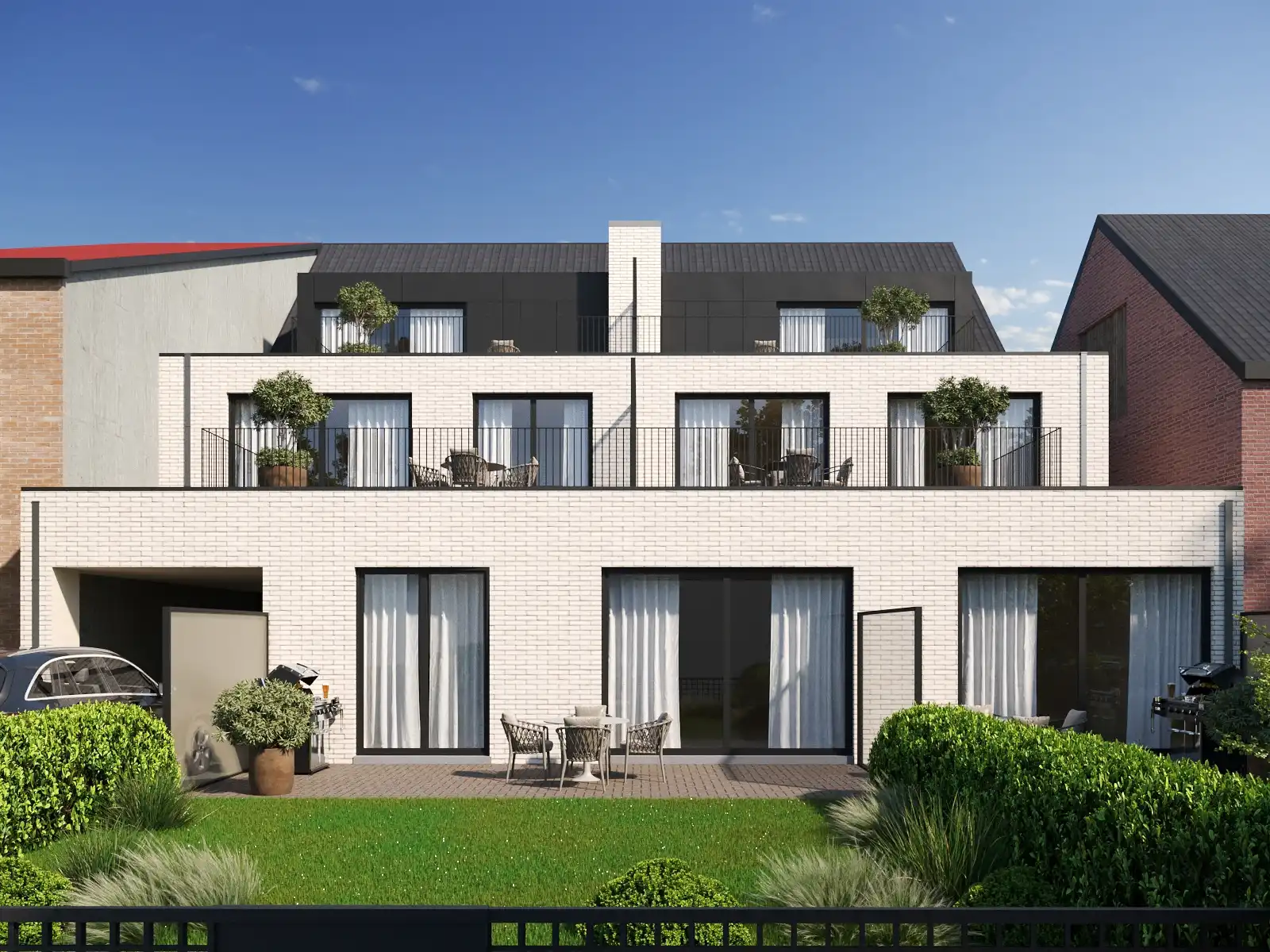 LAATSTE APPARTEMENT te koop ca. 100 m² met terras én tuin foto 2