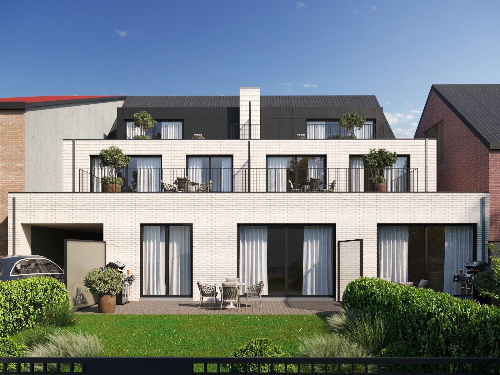 LAATSTE APPARTEMENT te koop ca. 100 m² met terras én tuin foto 2