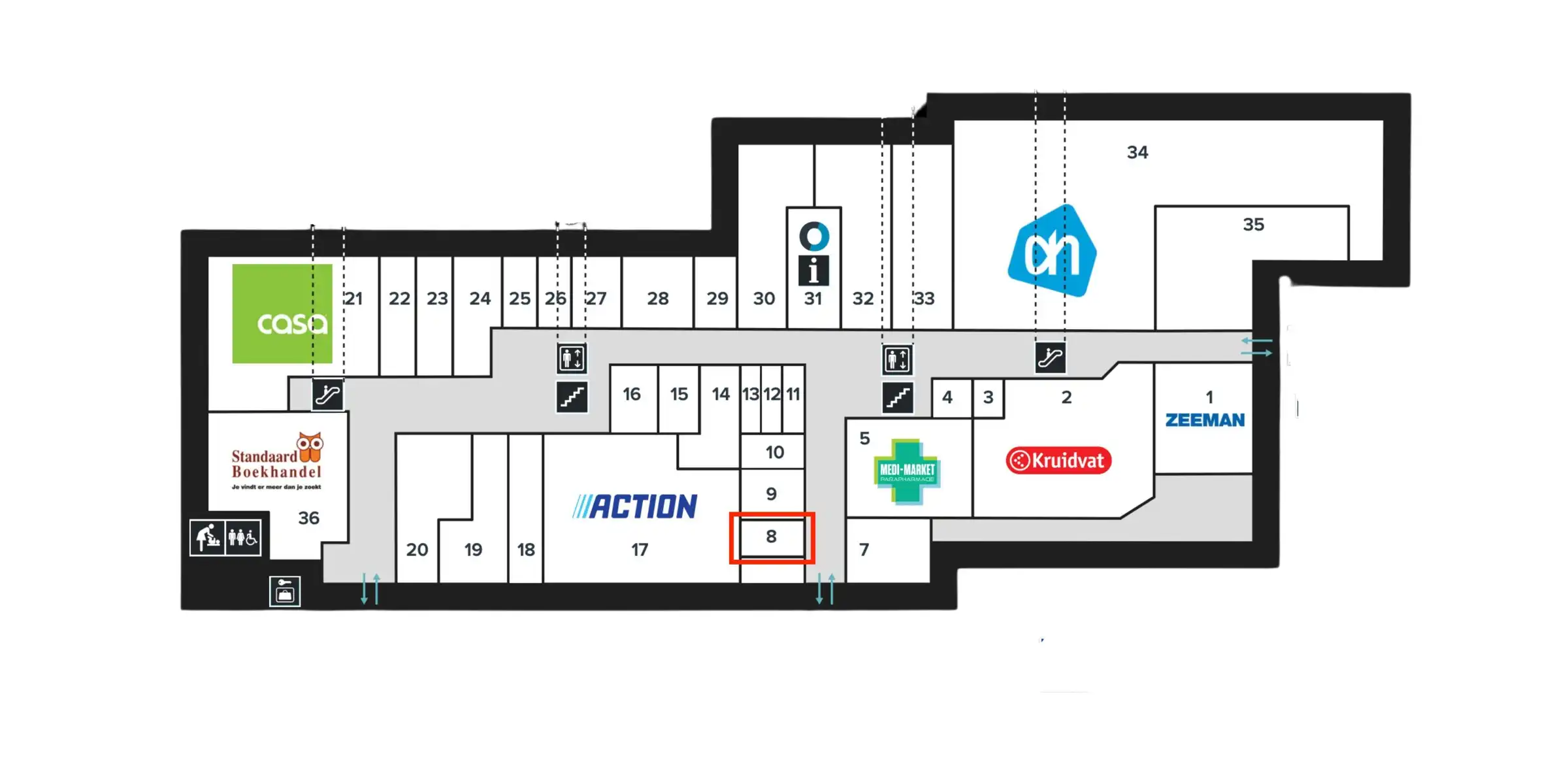 Commerciële ruimte te huur 8500 Kortrijk