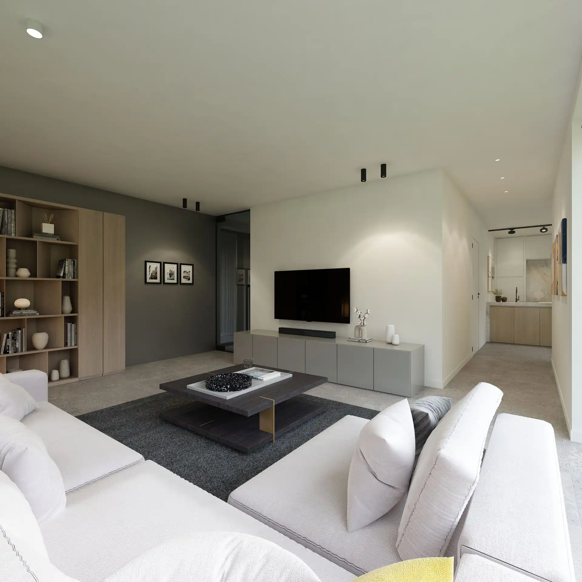 Halfopen nieuwbouwwoning - Modern foto 5