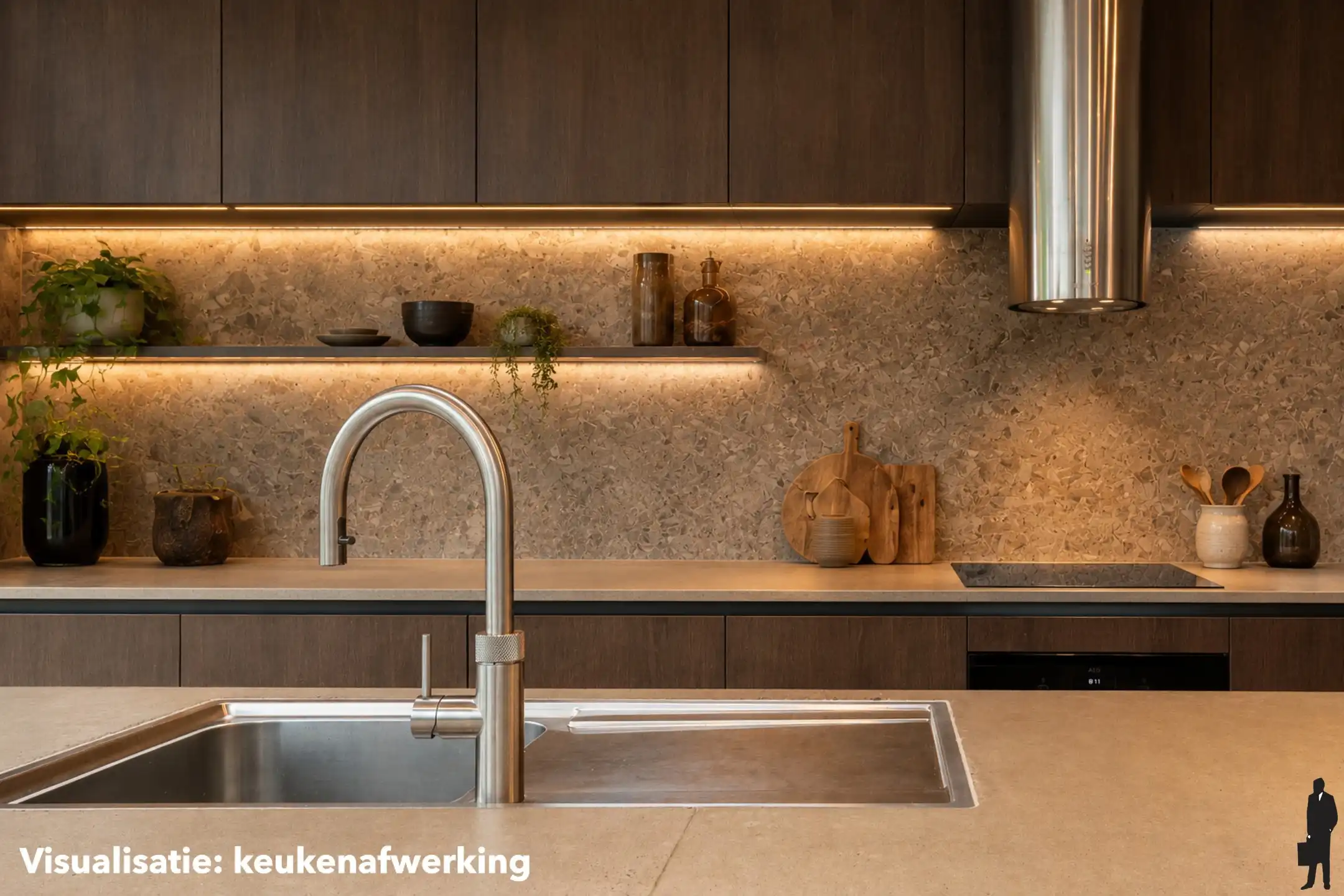 Unieke architectenvilla; af te werken - in groen - op 20 are foto 7