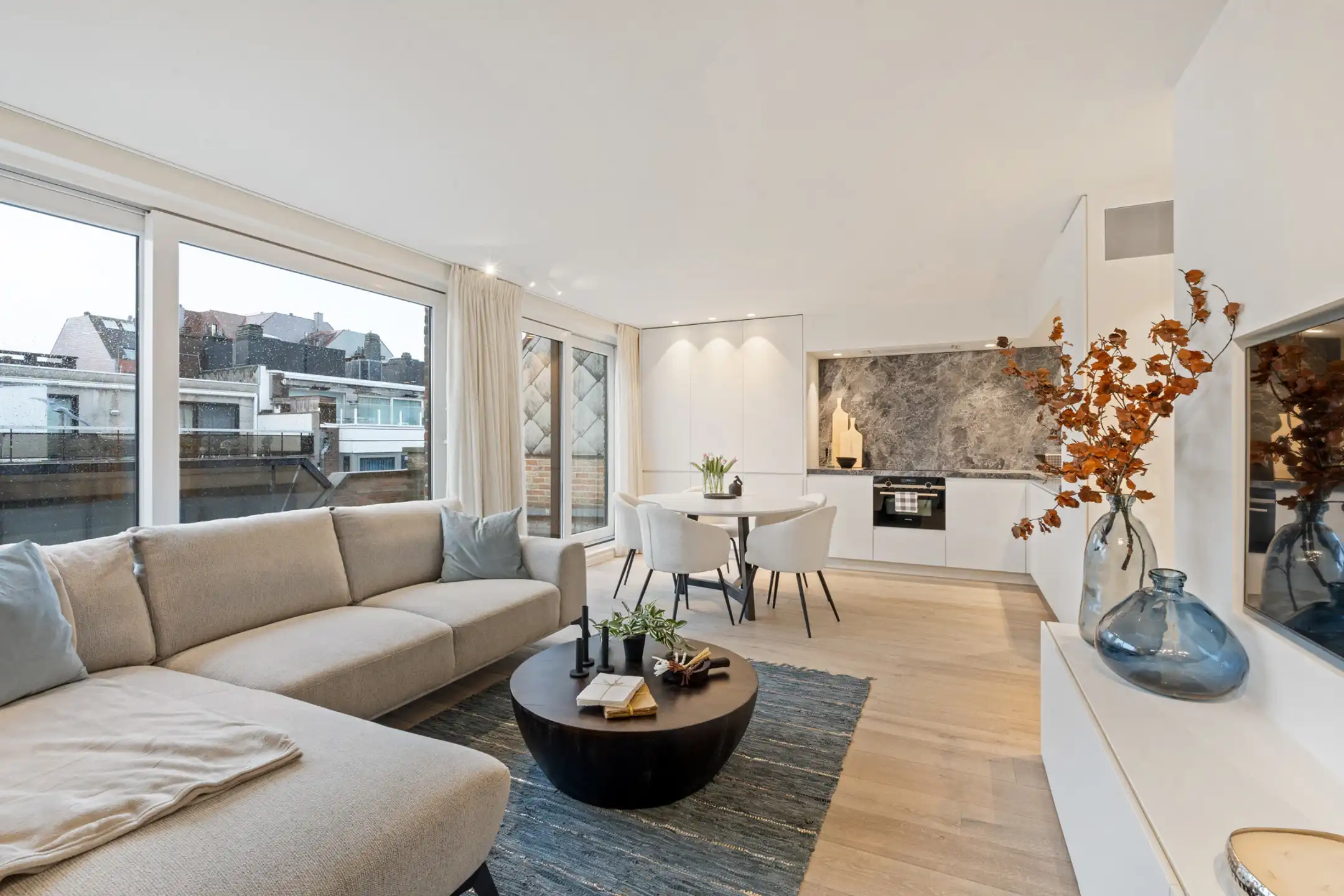 Prachtige penthouse, zijdelings zeezicht & 2 ruime terrassen foto 12