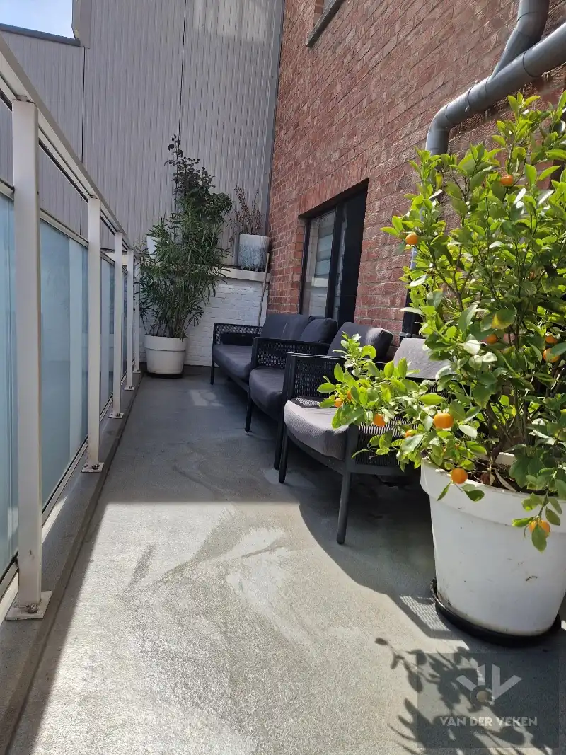 Totaal gerenoveerd gelijkvloers 3 slpk-appartement met gezellig terras op een toplocatie. Garagebox optioneel! foto 14