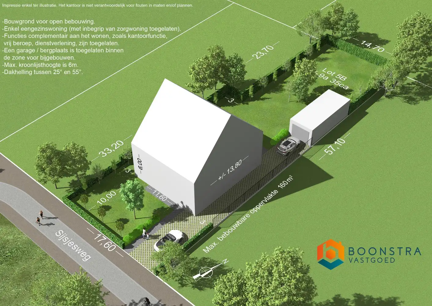 Bouwgrond voor open bebouwing op perceel van 935m² te Keerbergen foto {{pictureIndex}}