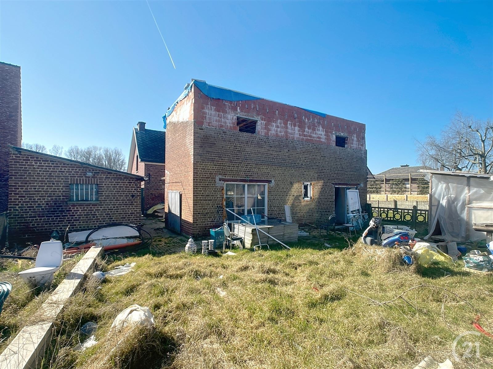 Verder af te werken ruwbouwwoning op 3are37 foto 9
