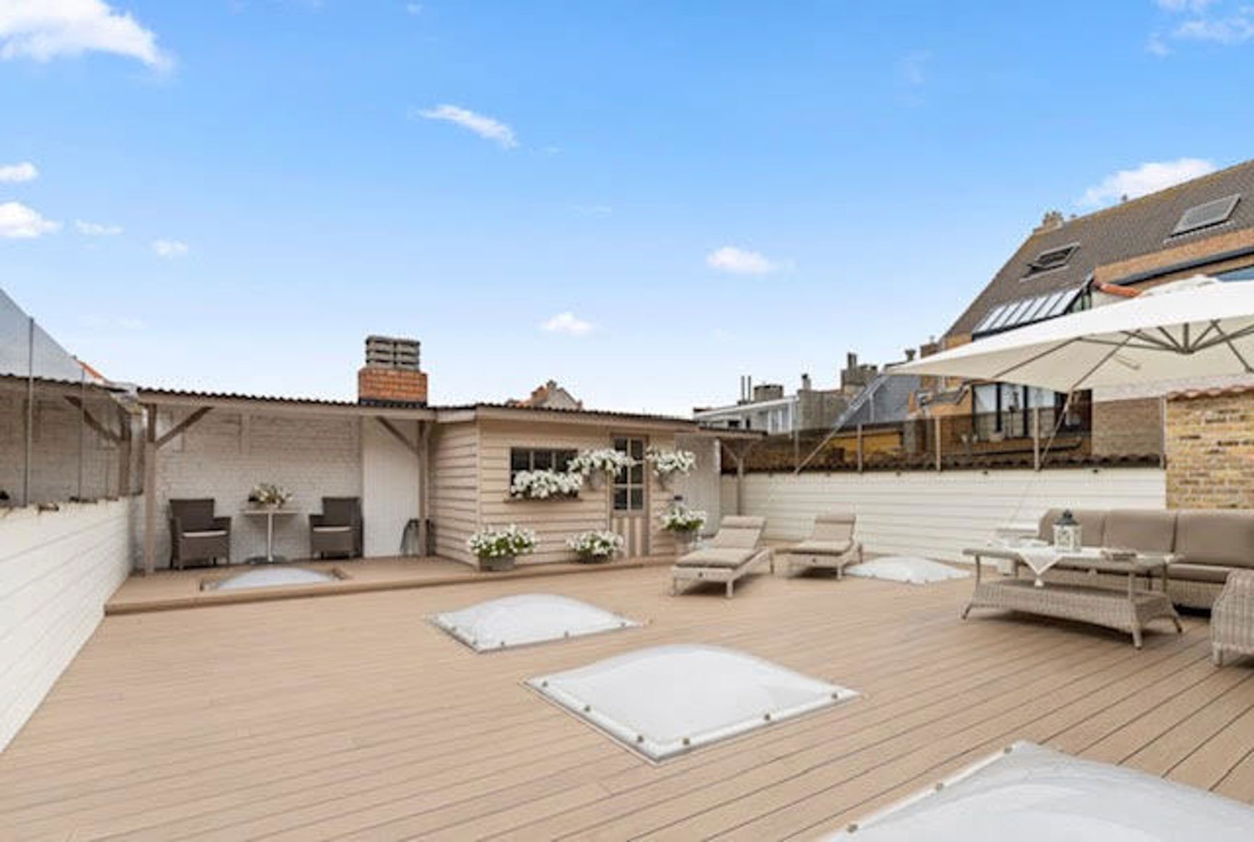 Ruime 5 slpk duplex met uniek zonneterras in hartje Oostende foto 16