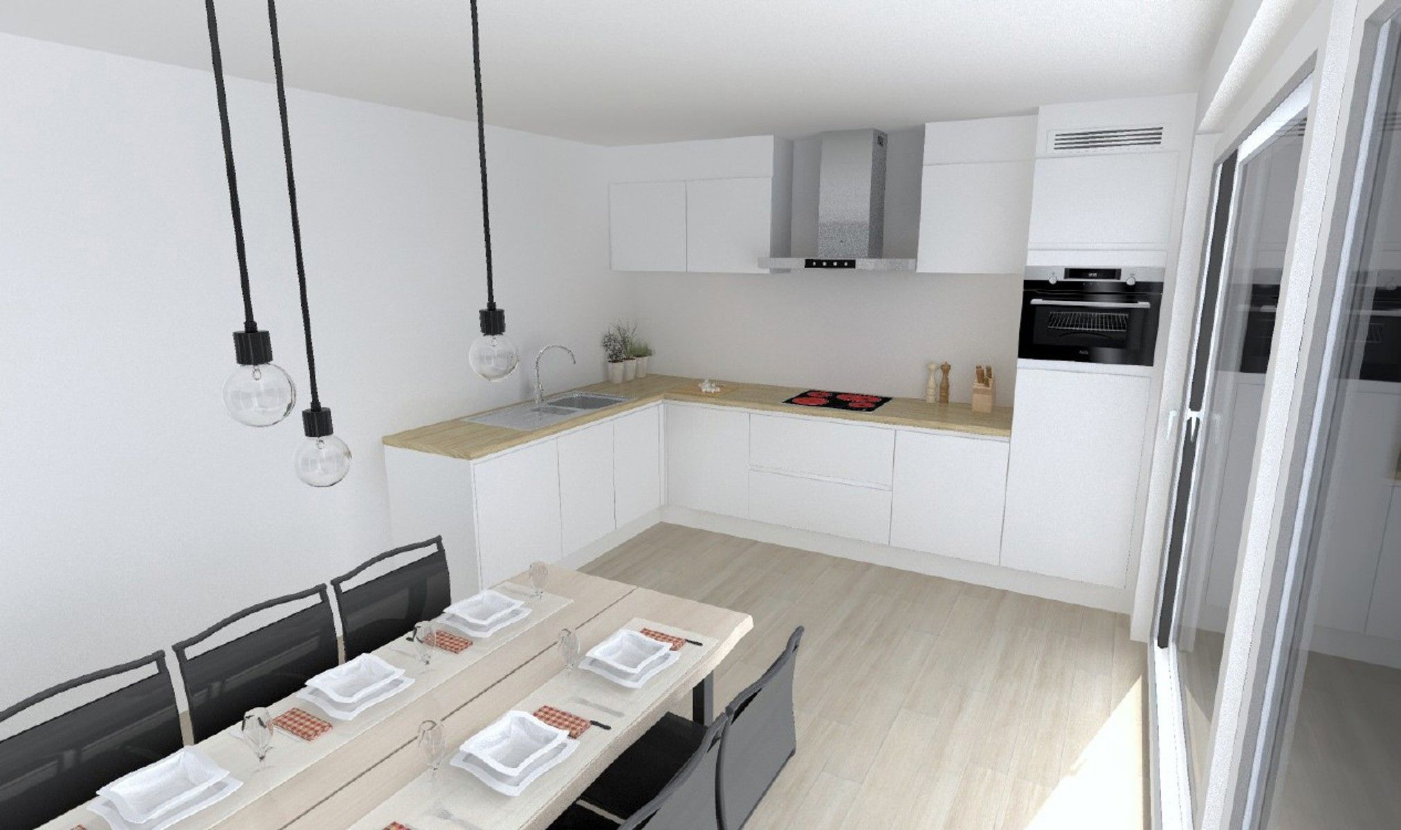 Appartement 1e verdieping met 2 slaapkamers en terras foto 4