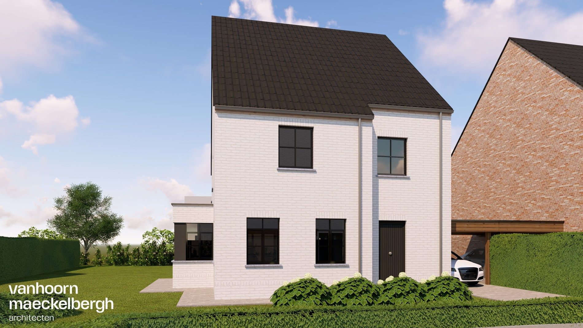 Nieuwbouwvilla in residentiële buurt nabij het centrum van Gistel foto 2