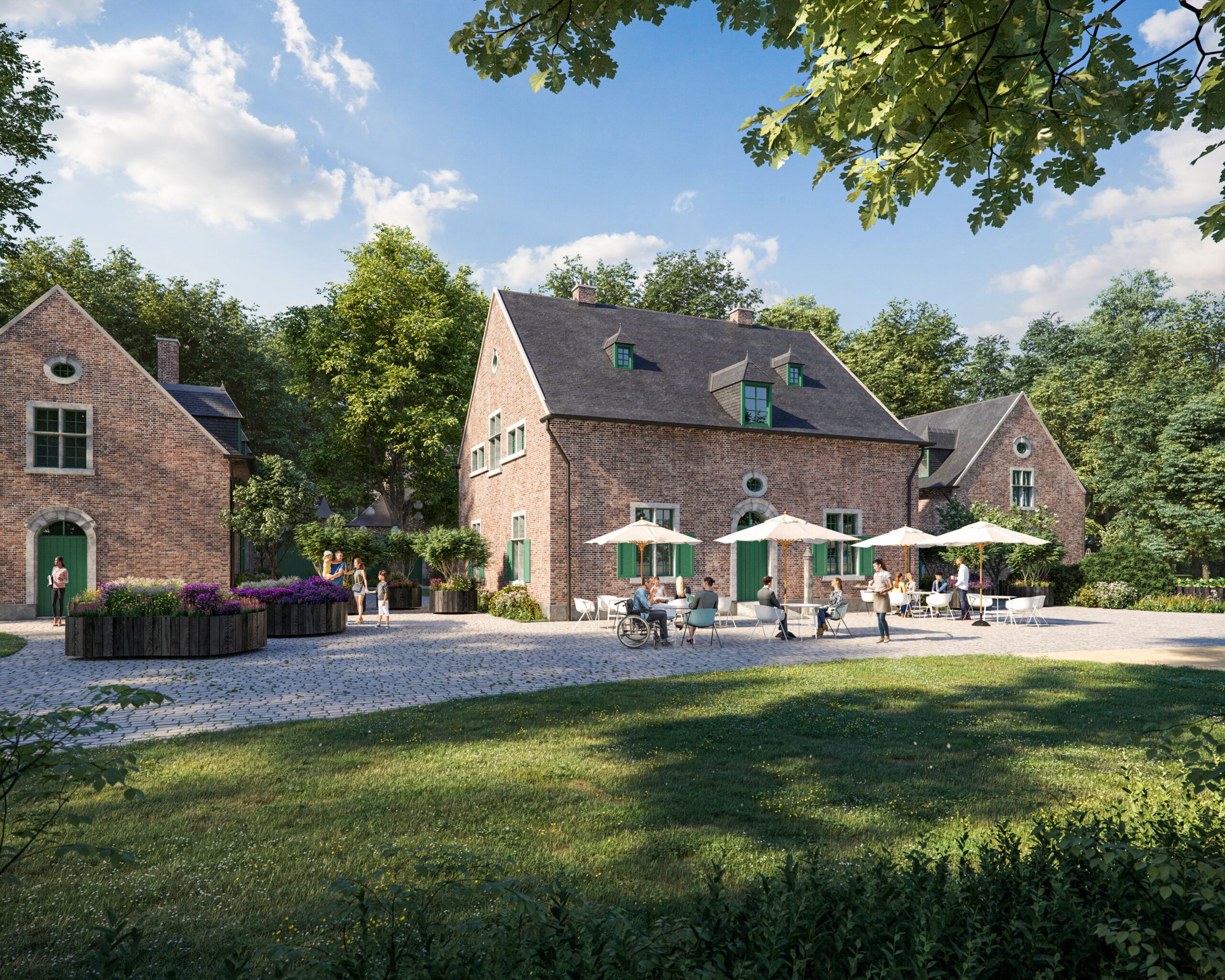Jachtpaviljoen van de Pachthoeve Domein Drie Fonteinen foto 16