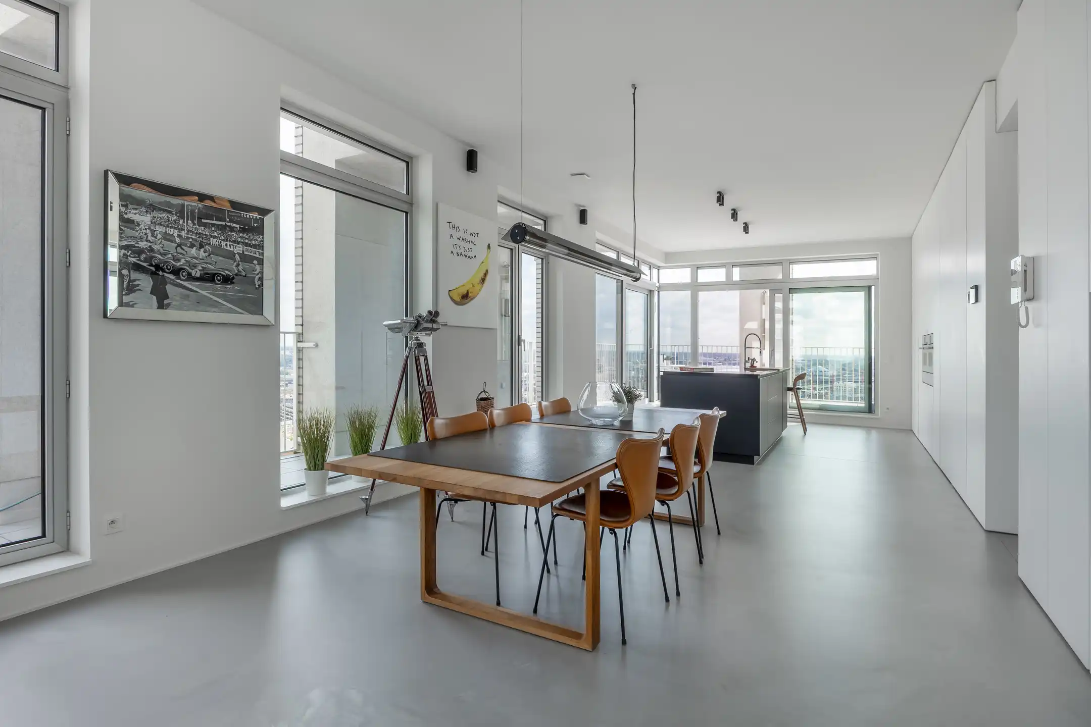 Duplex-penthouse met zicht over de Antwerpse skyline foto 3