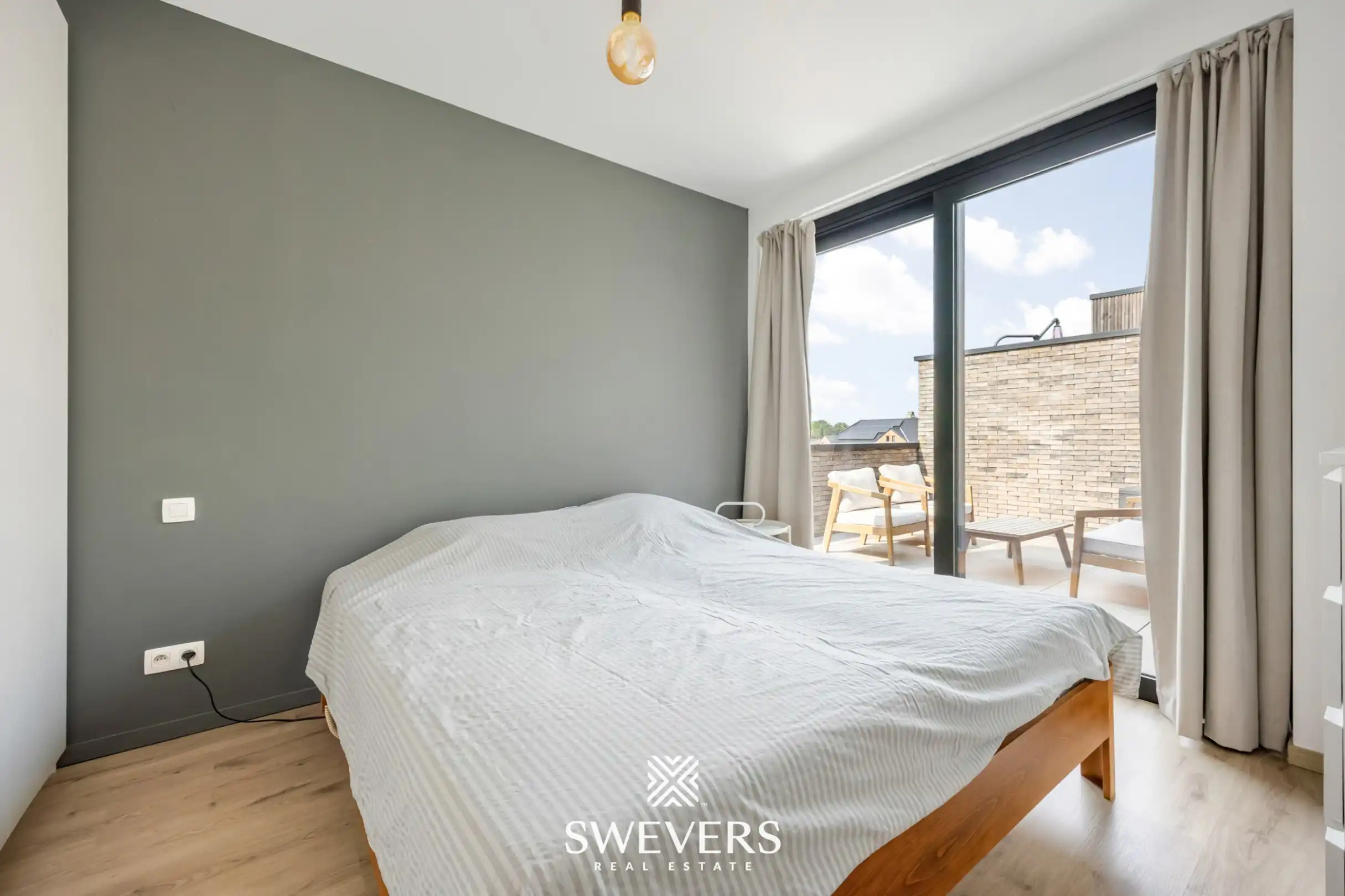 Modern appartement met 2 slaapkamers en 2 terrassen op een gunstige locatie in Houthalen foto 12