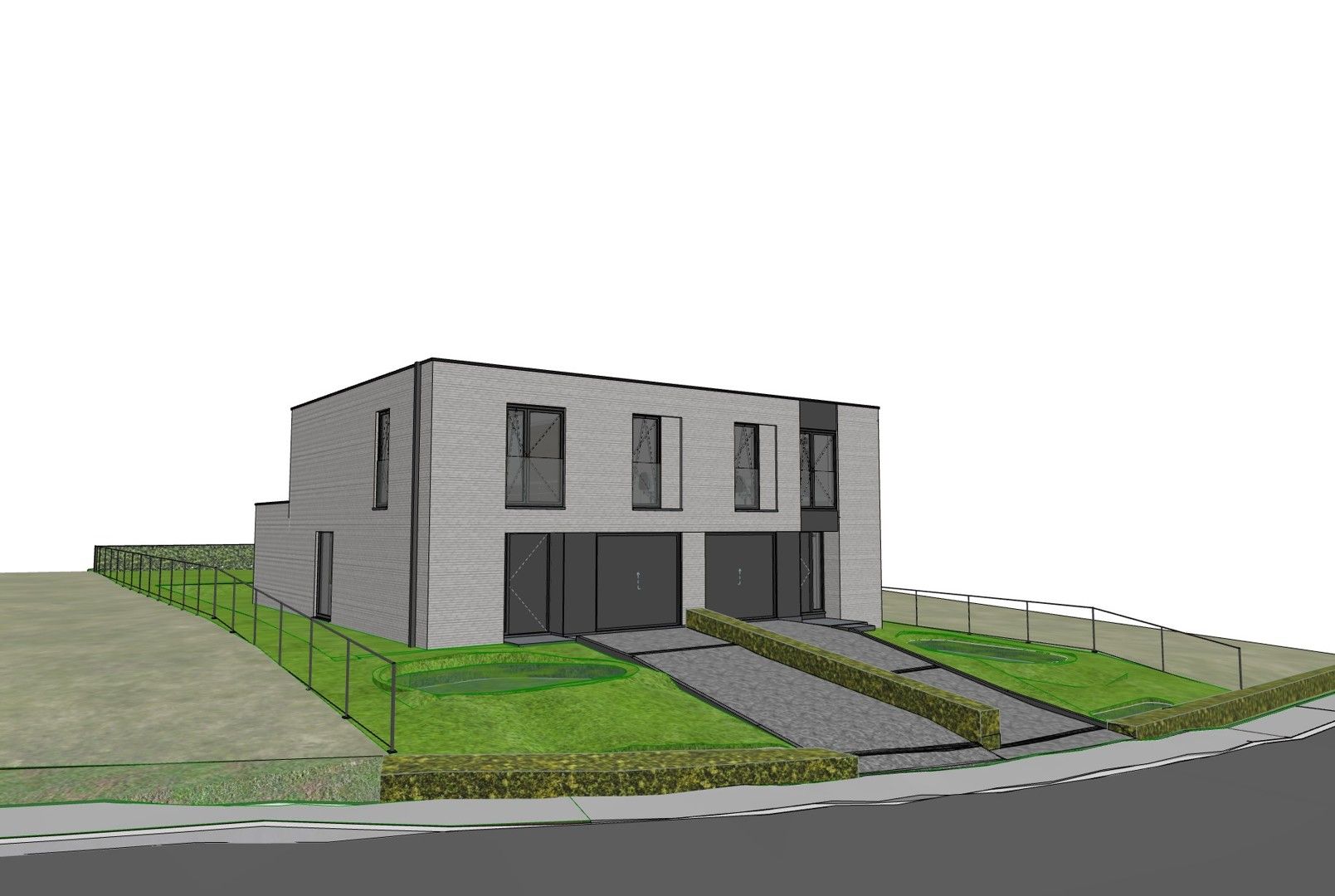 Strakke halfopen nieuwbouwwoning met potentieel foto {{pictureIndex}}