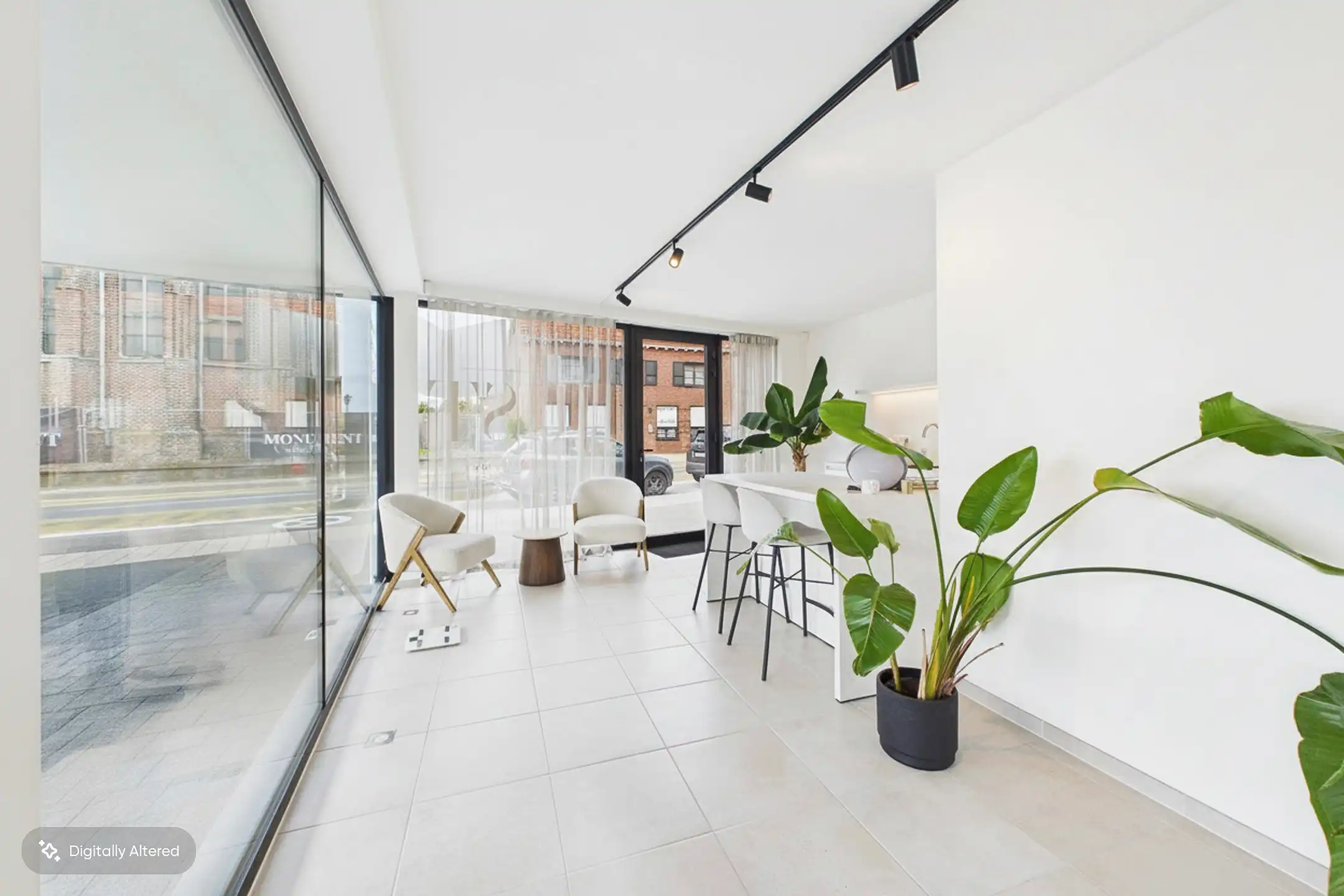 Handelsruimte van ca 60 m² met parking en tuin in Poppel. foto 4