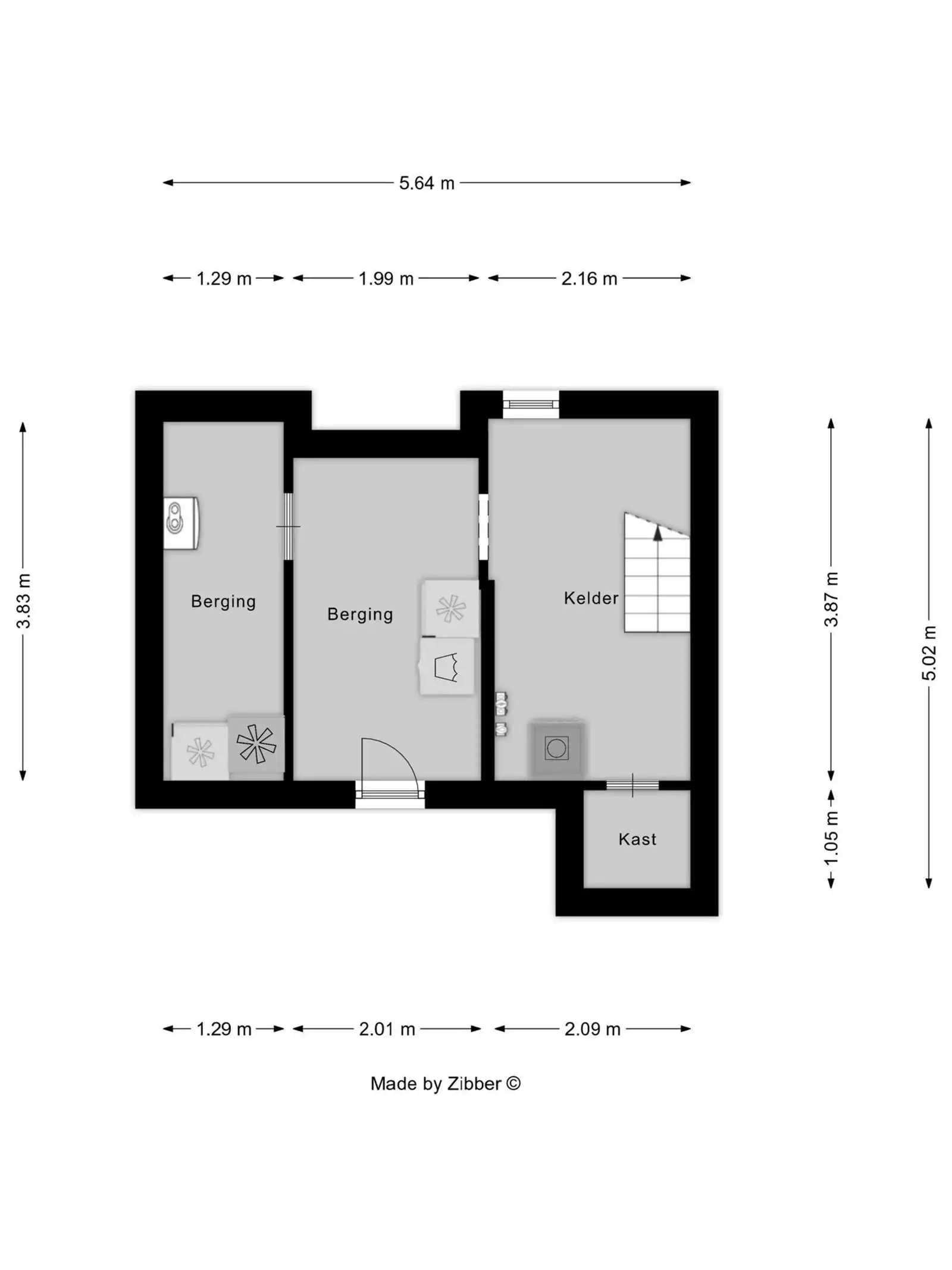 Zeer goed onderhouden woning met 3 slaapkamers, bureau + prive staanplaats  foto 30