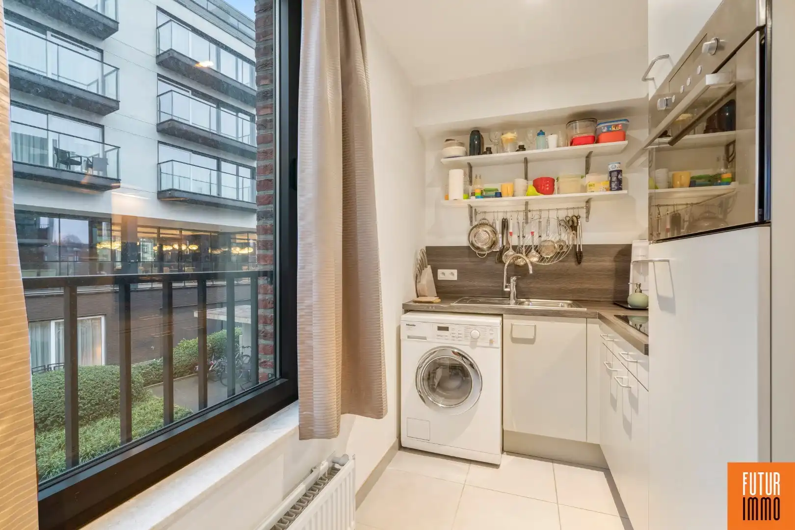 Hedendaags hoekappartement te Brugge - 1 slpk foto 5