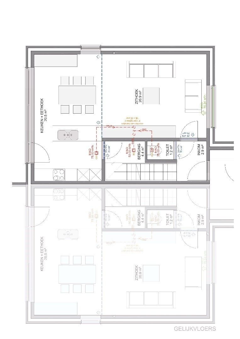 Recente woning met 3 slaapkamers, carport en tuin. foto 18