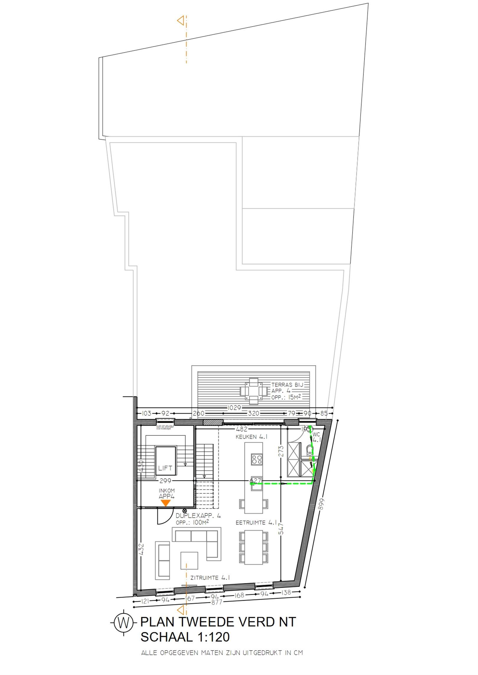Te koop: Casco winddicht renovatieproject 4 ruime appartementen grote terrassen en tuinen in een voormalige bank te Baasrode foto 7