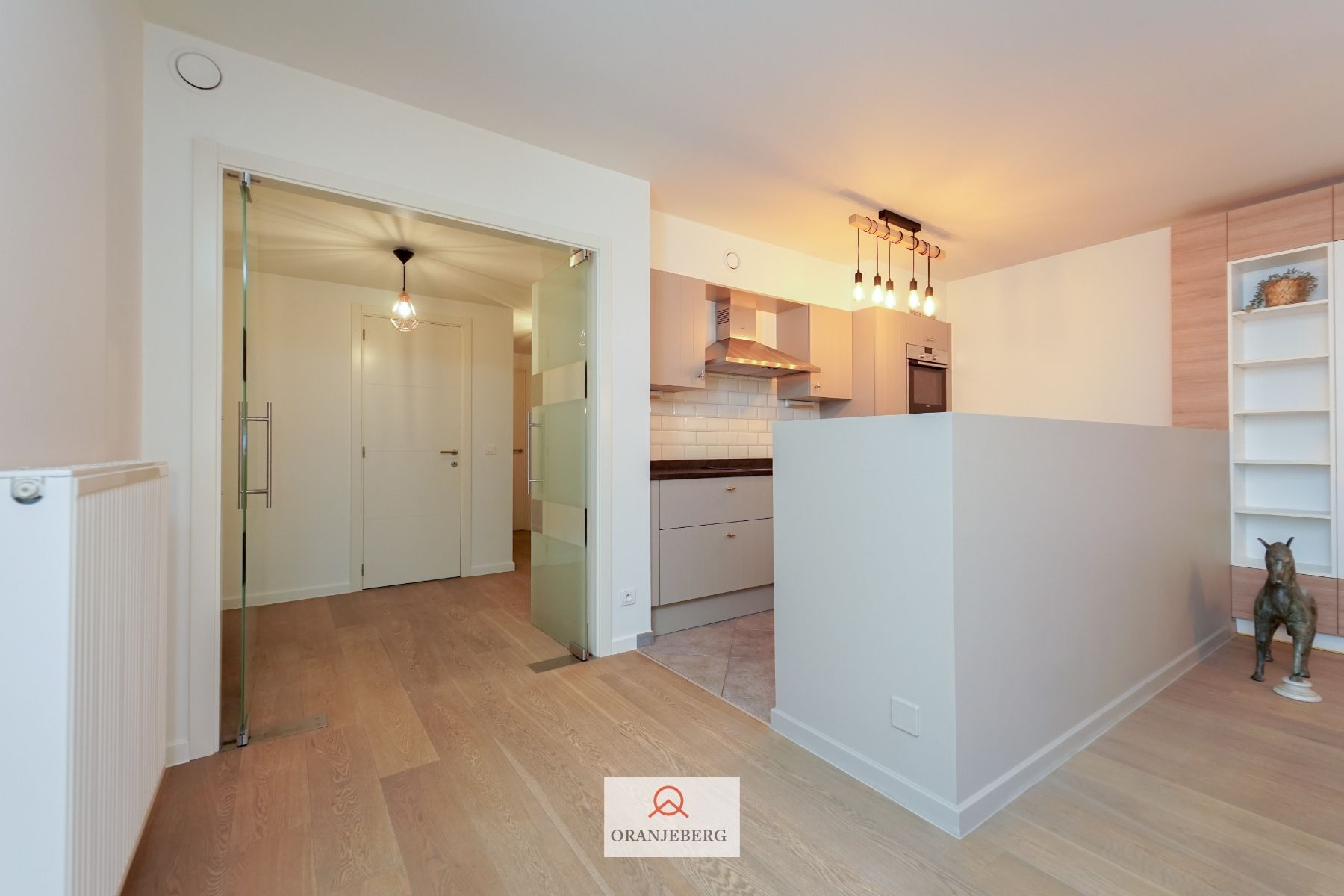 Modern gelijkvloers 2 slpk appartement met groot terras rustig gelegen in centrum Gent foto 2