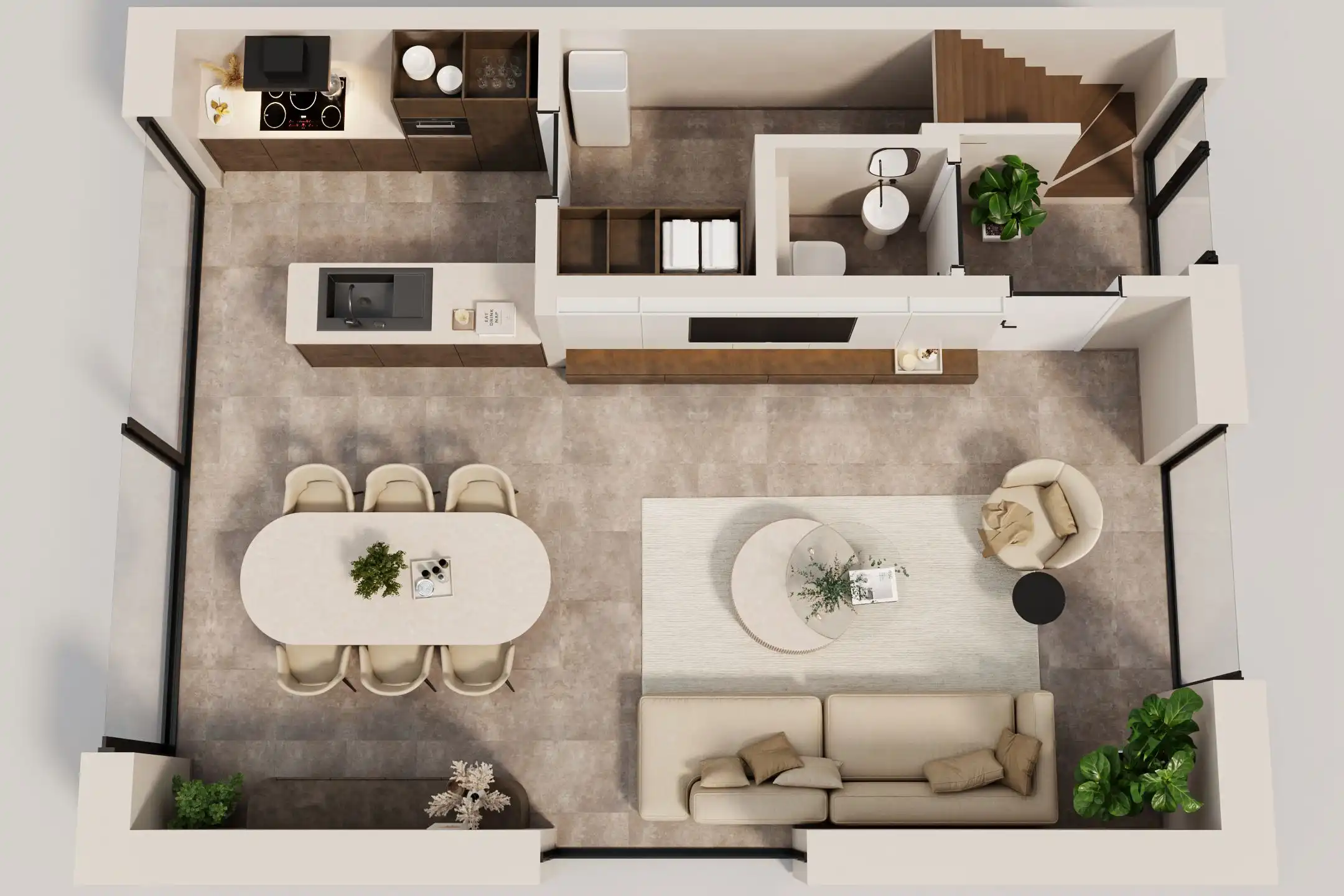 Halfopen nieuw te bouwen woning in Ruien foto 5