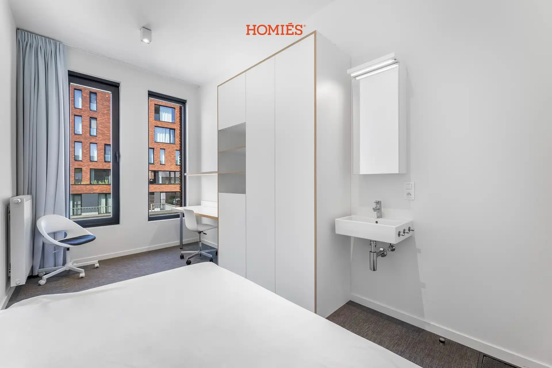 Moderne studentenkamer met hedendaags comfort foto 6