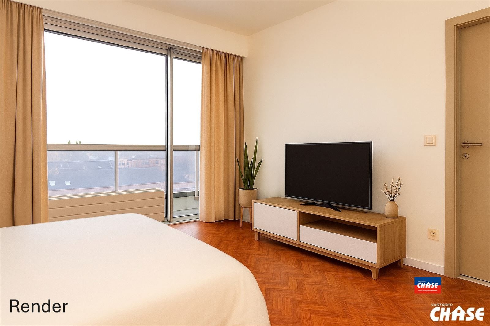 Appartement met 1 slaapkamer en ruim terras foto 3