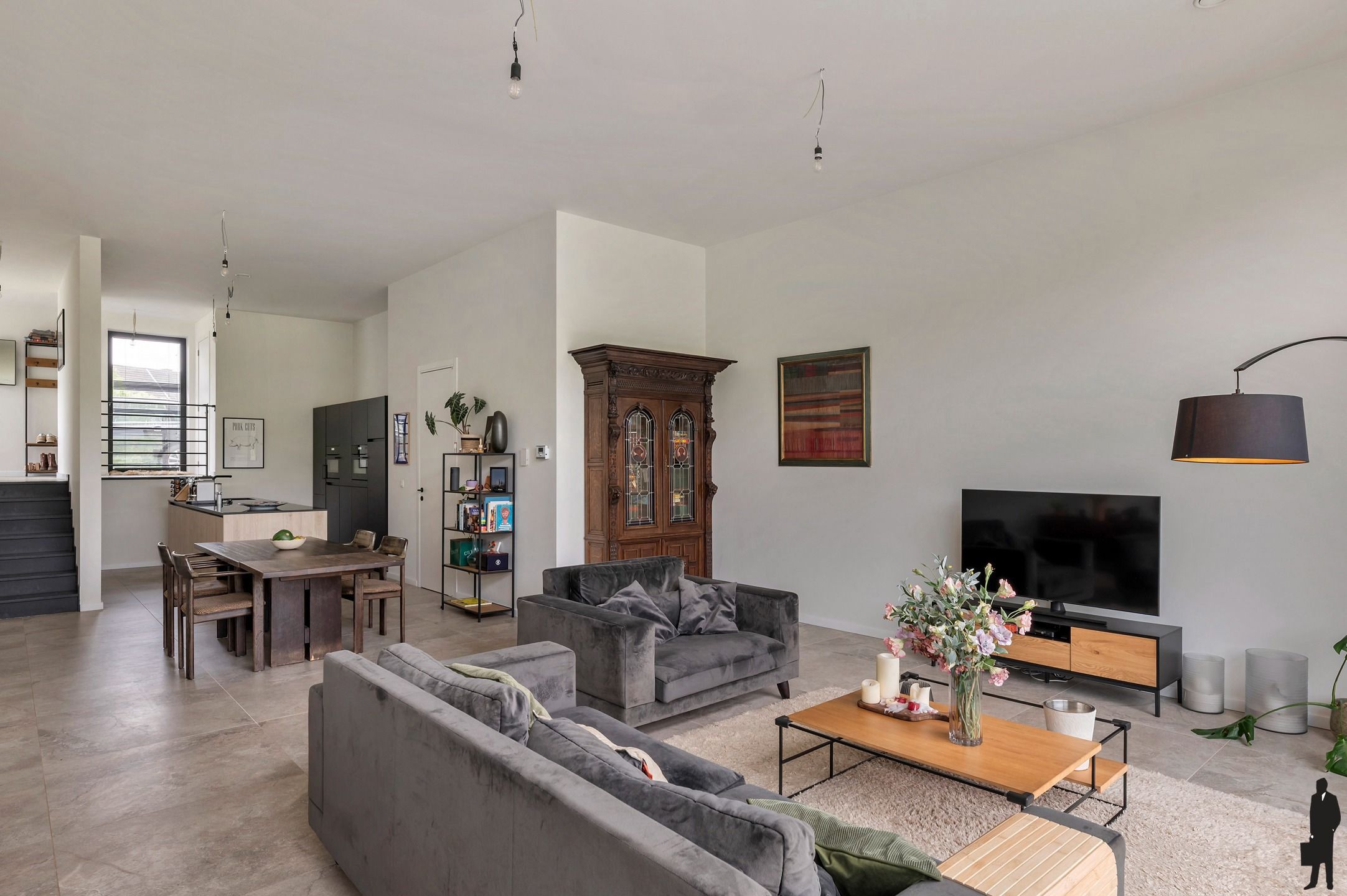 Exclusief BEN-gelijkvloers appartement (150 m²) met 3 slk’s, riante tuin (300 m²), kelder (60 m²) en prachtig uitzicht op natuurgebied. foto 7