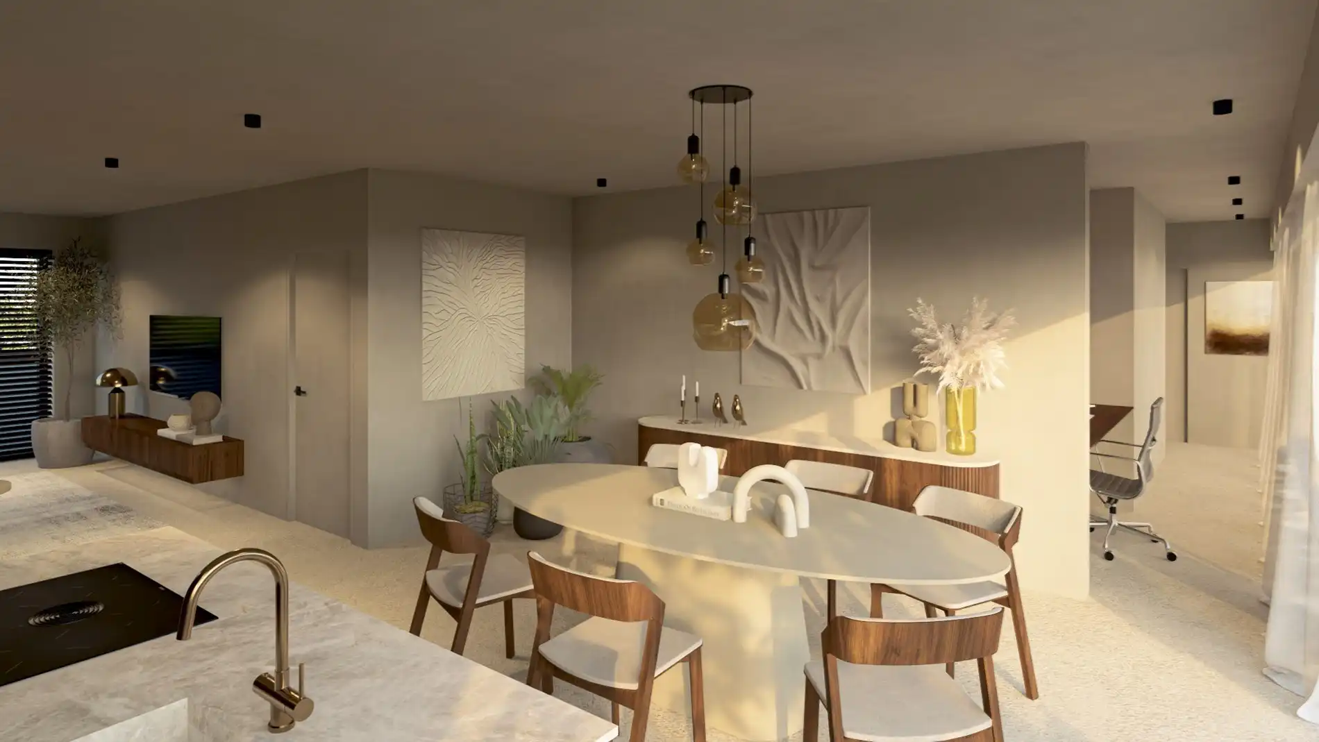 Nieuwbouwappartement op de derde verdieping met 3 slaapkamers en ruim terras met zicht op de kloostertuin, in res. De Motte, vlakbij het centrum van Hoeselt foto 13